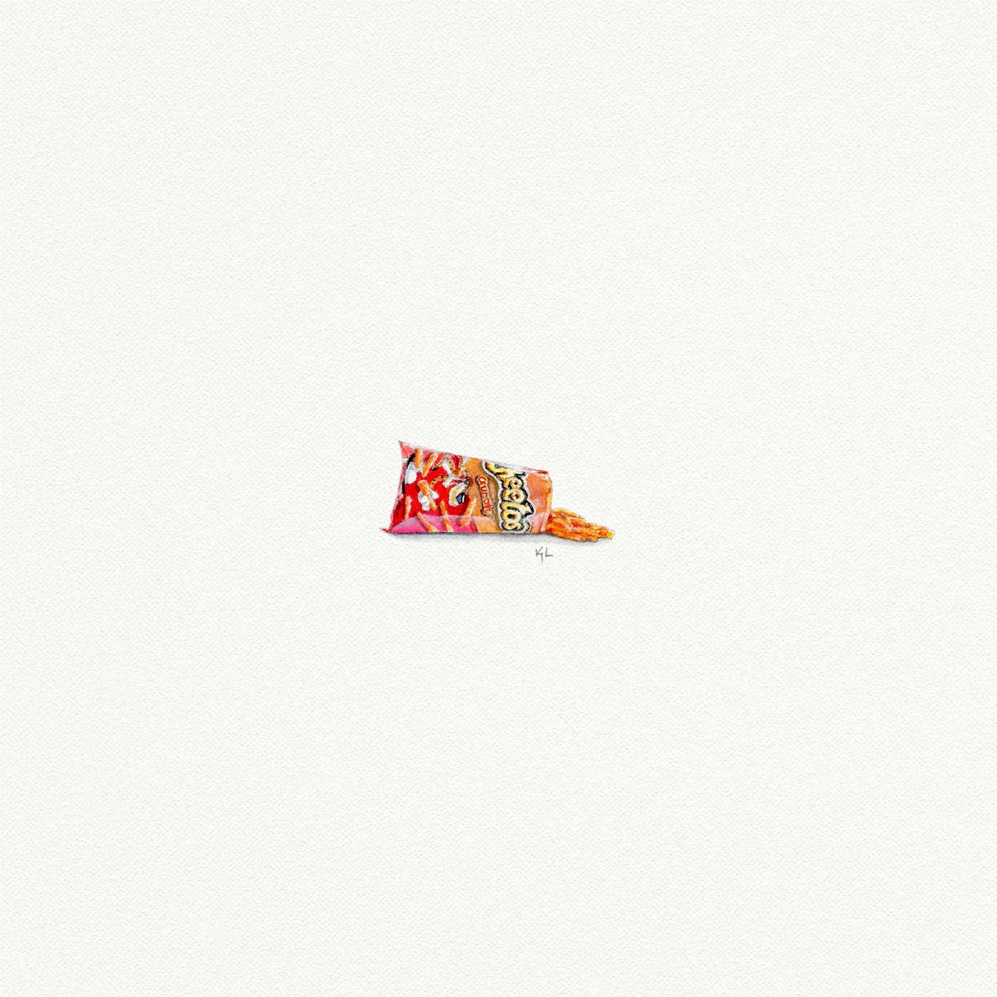 Cheetos Miniature Watercolor Print