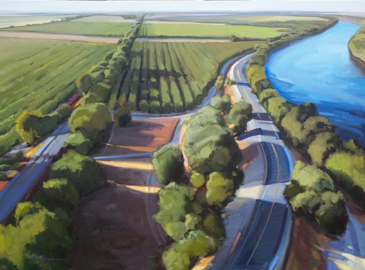 Driving Up The River