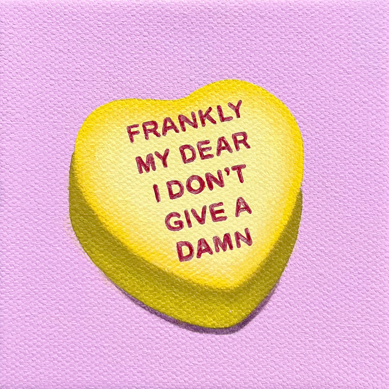 Conversation Heart: Gone With The Wind