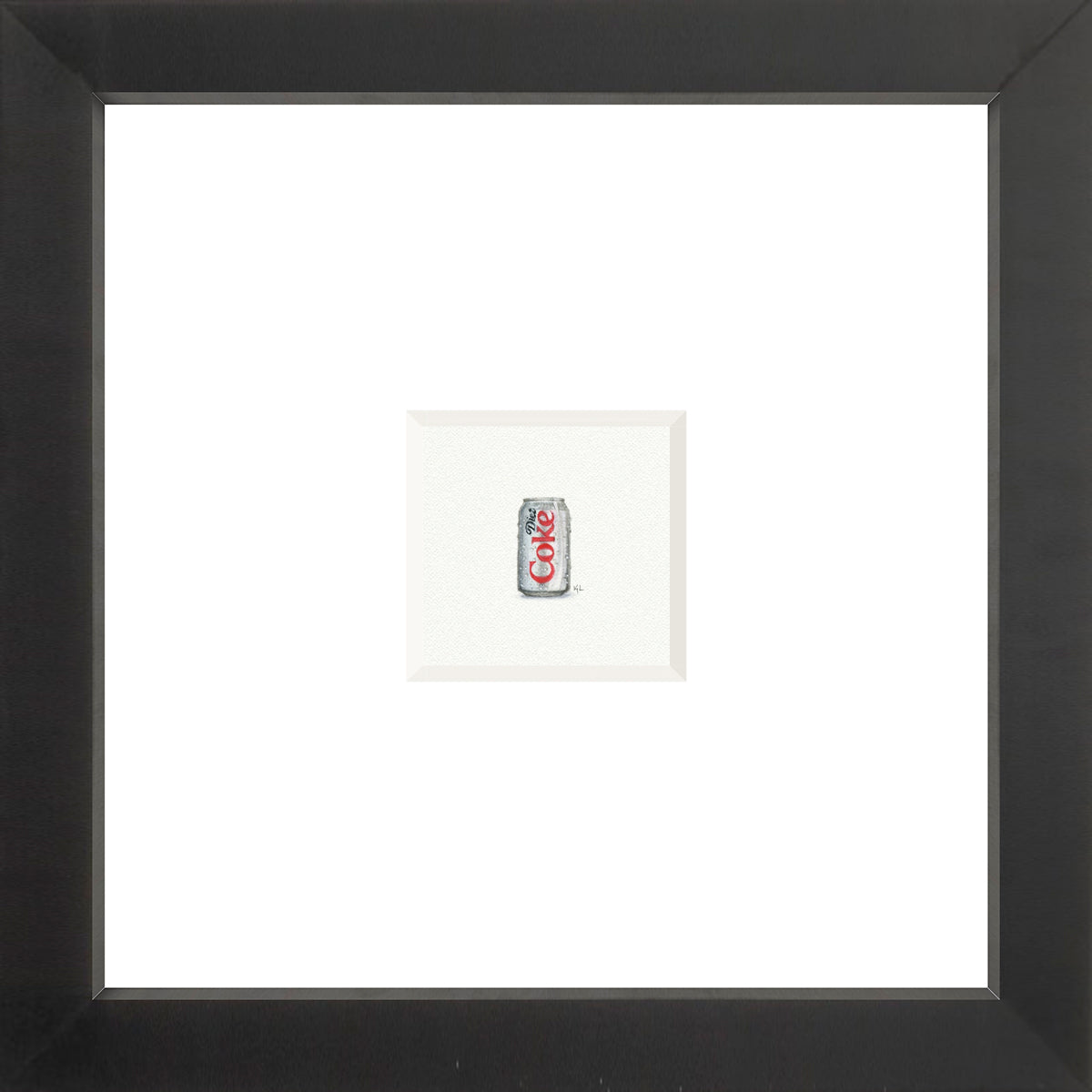 Diet Coke Miniature Watercolor Print
