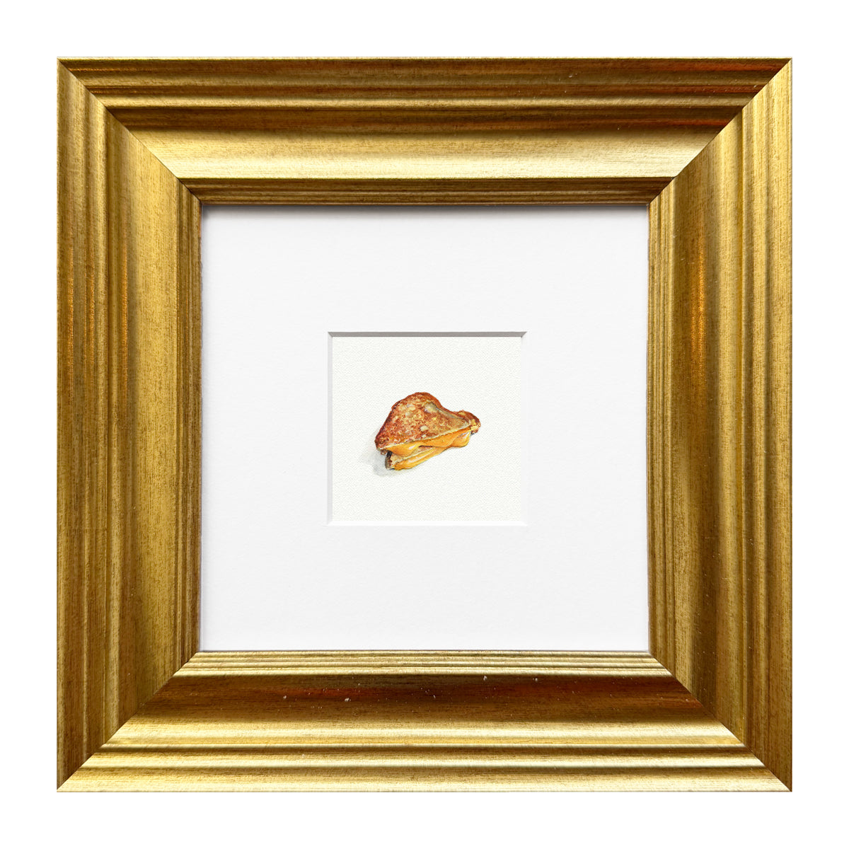 Grilled Cheese Sandwich Miniature Watercolor Print