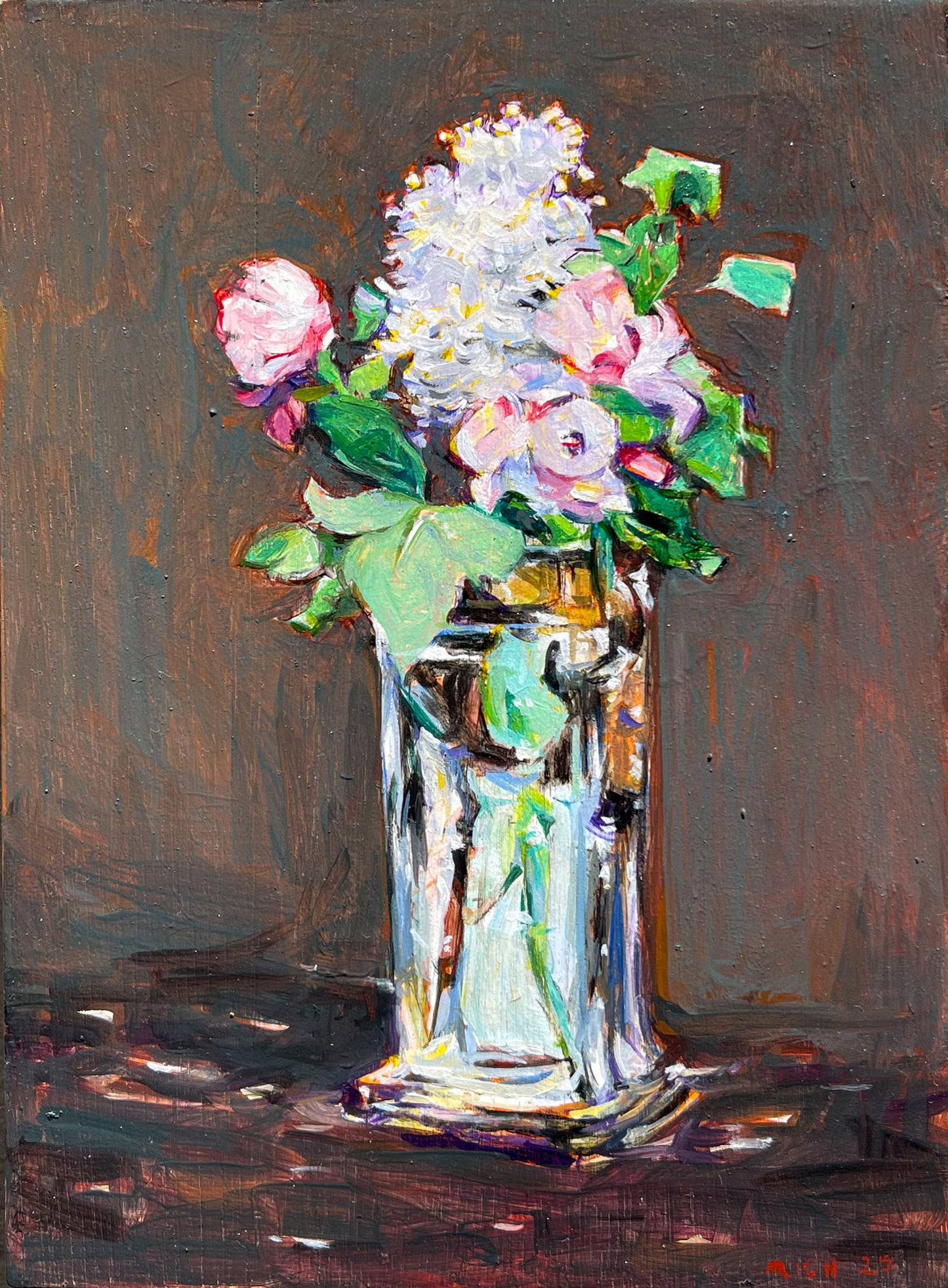 Flowers In A Crystal Vase