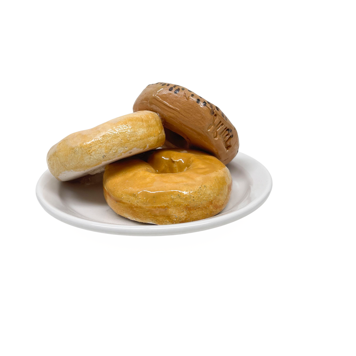 Three Plated Bagels 10