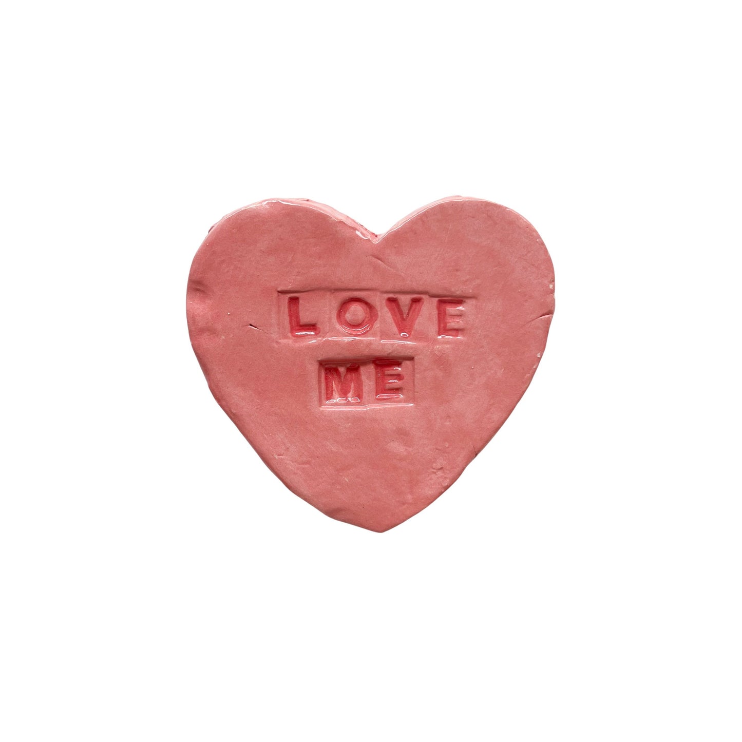 "Love Me" Pink Candy Conversation Heart