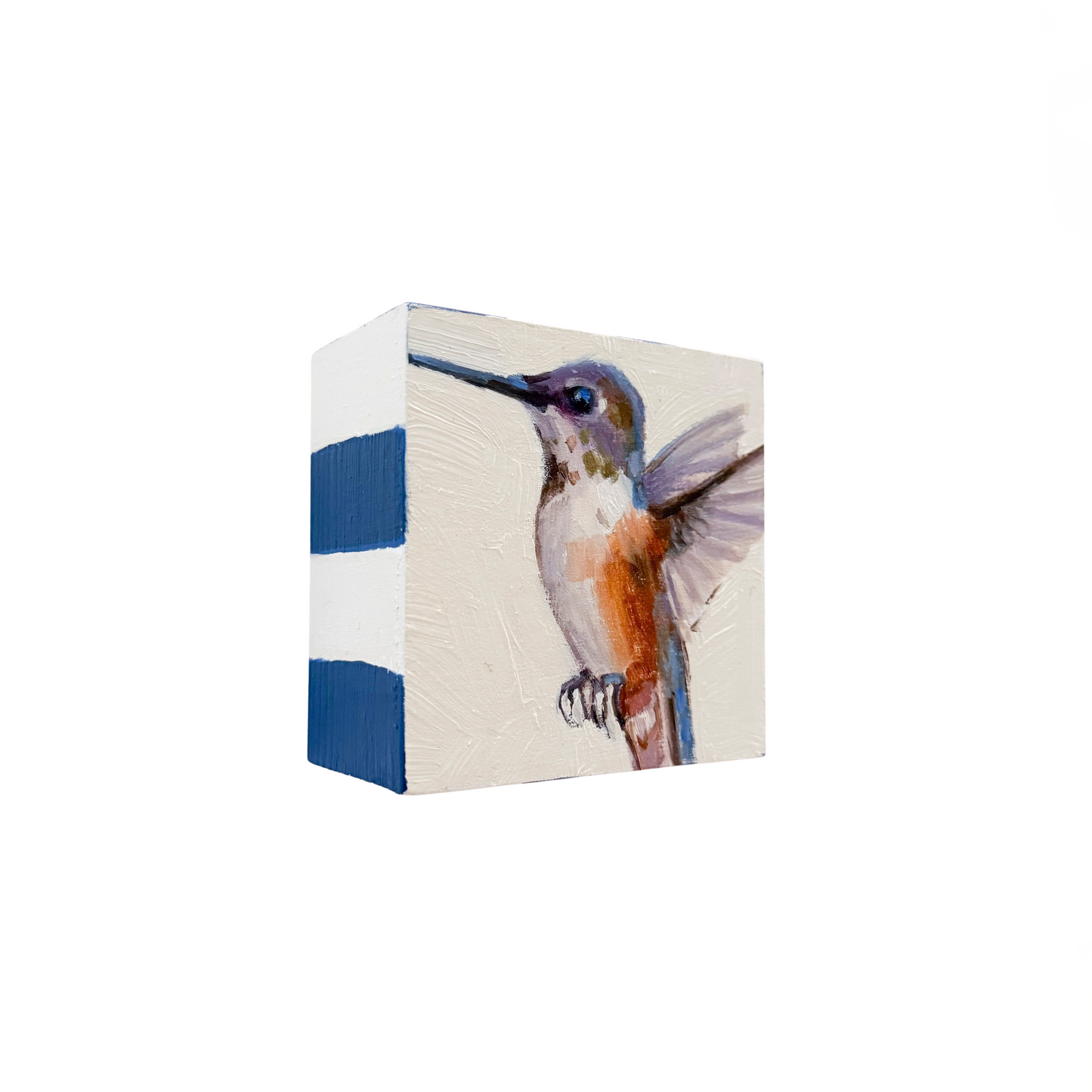 Hummingbird With Blue