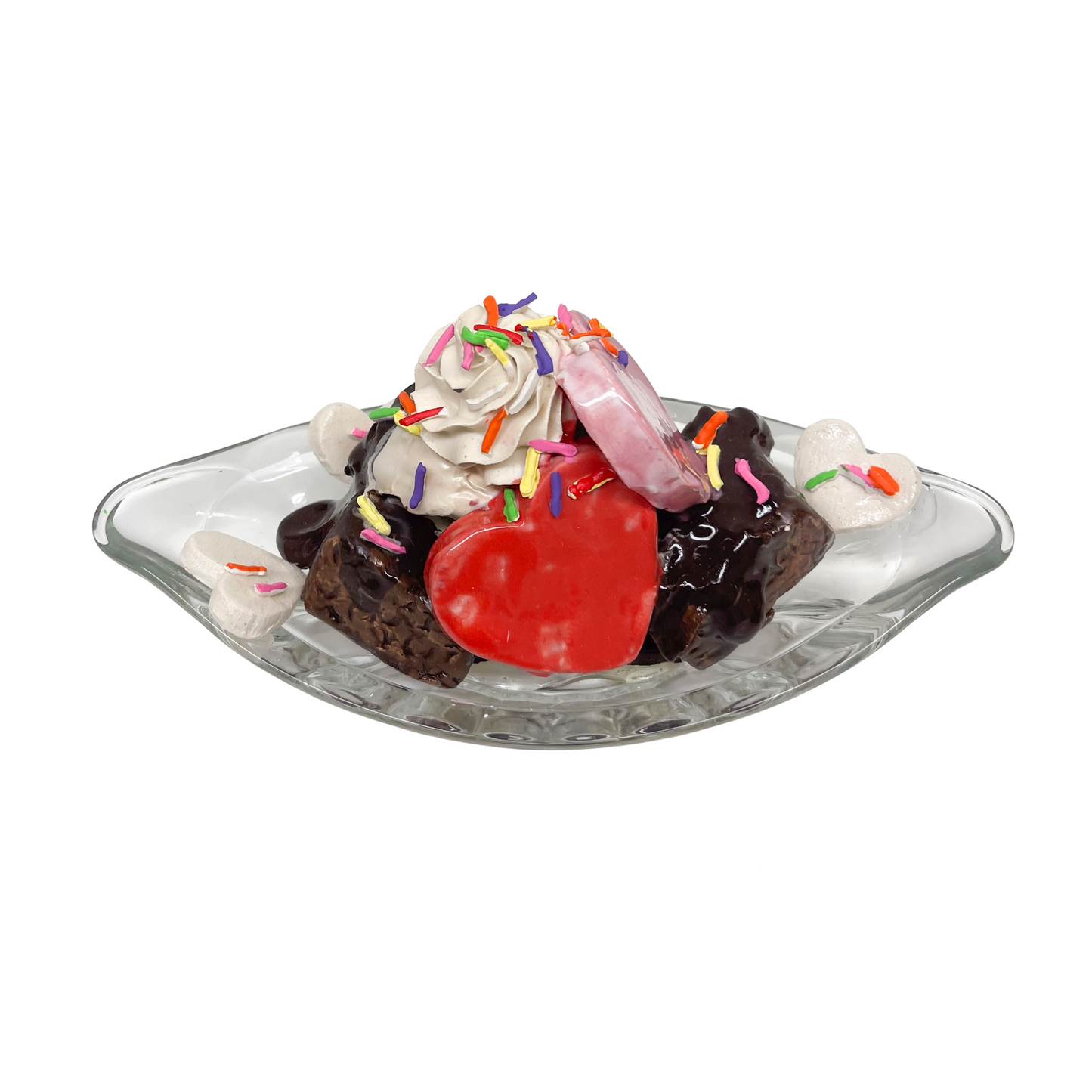 Brownie Sundae With Hearts 2