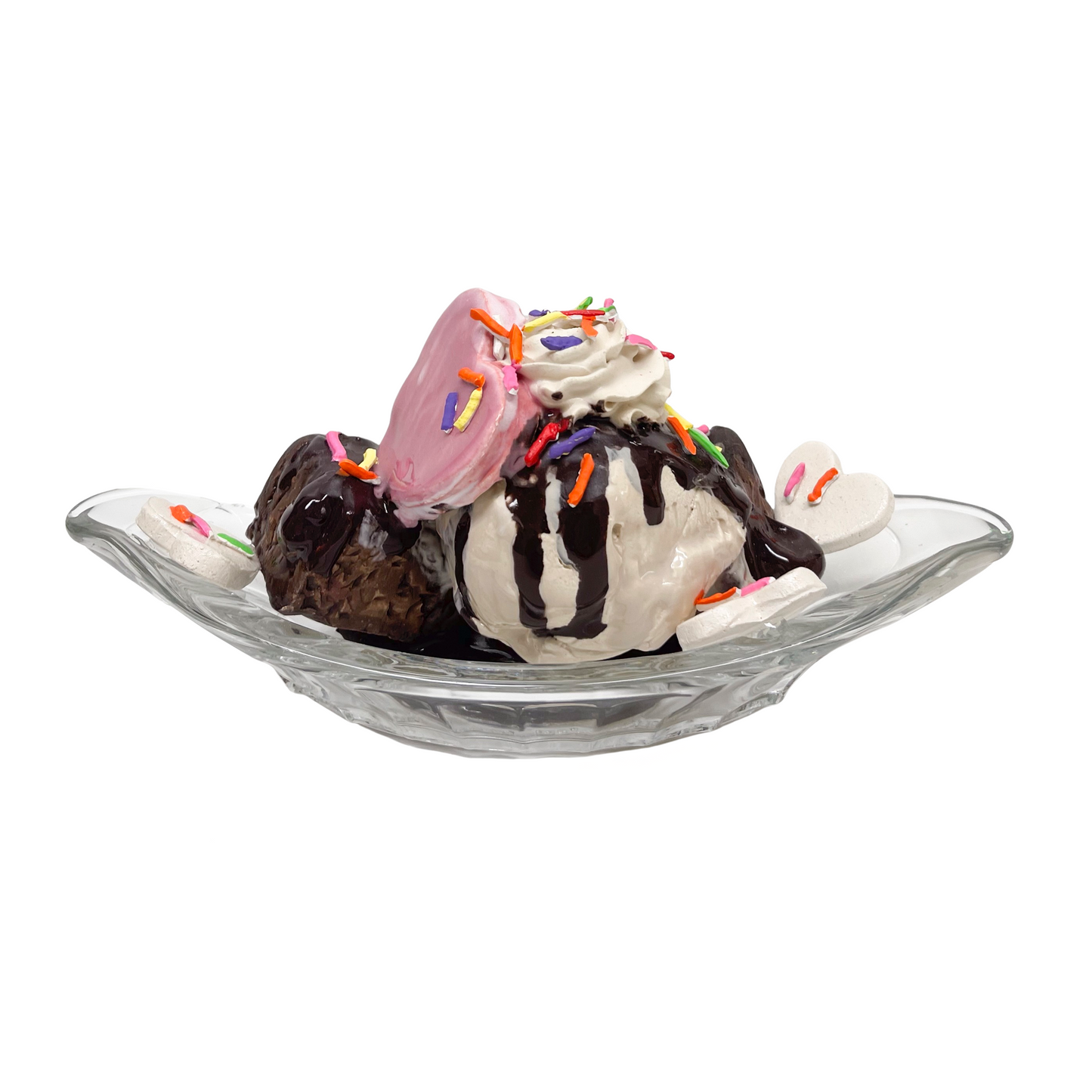 Brownie Sundae With Hearts 2