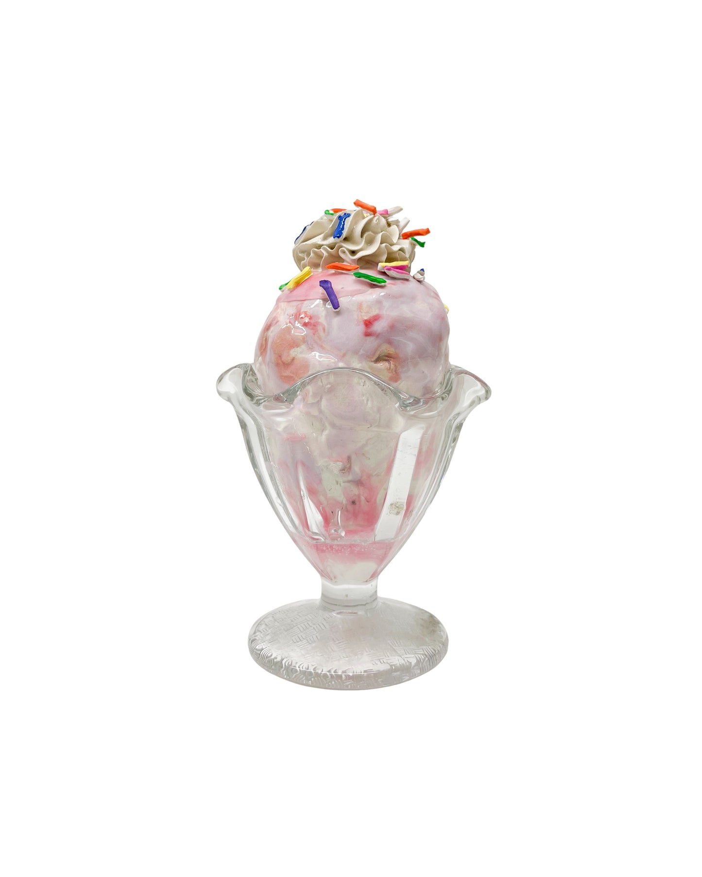 Vanilla Sundae with Strawberry Syrup and Sprinkles 11