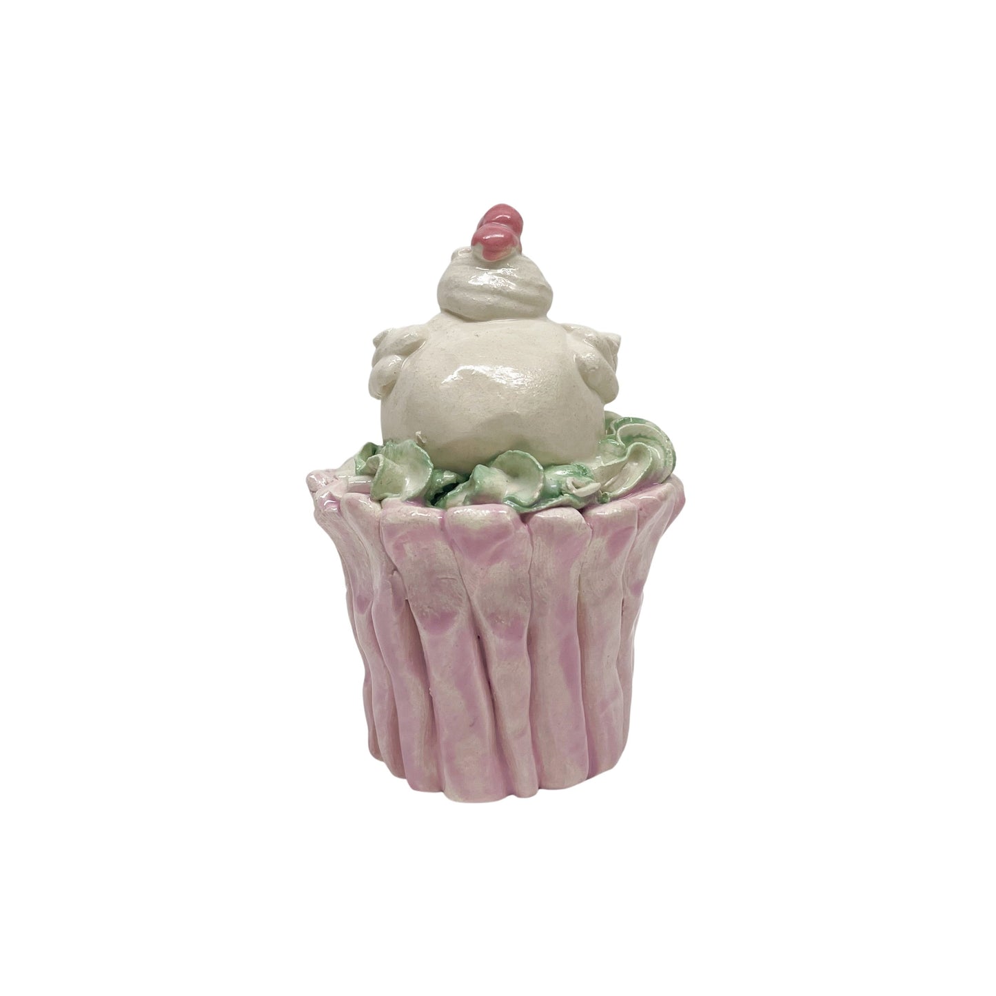 Pink Hen Cupcake