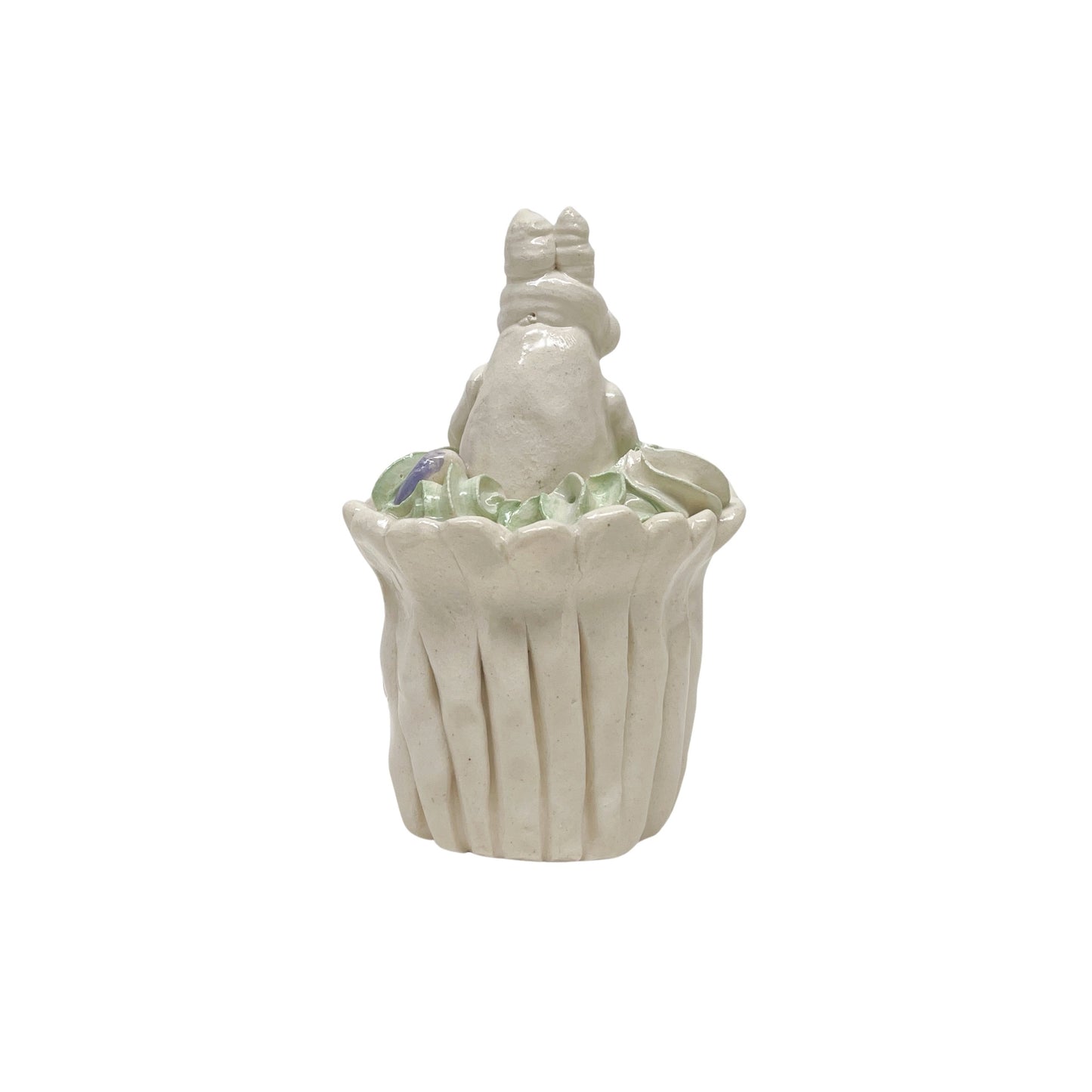 White Bunny Cupcake