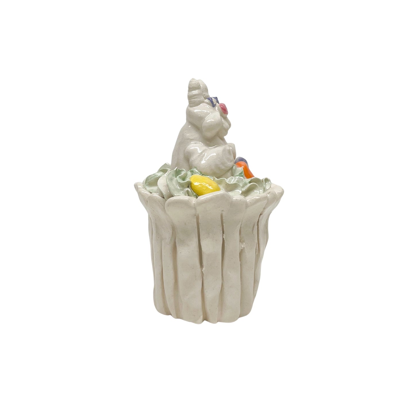 White Bunny Cupcake