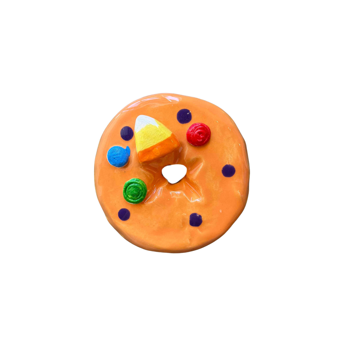 Candy Corn Topped Donut