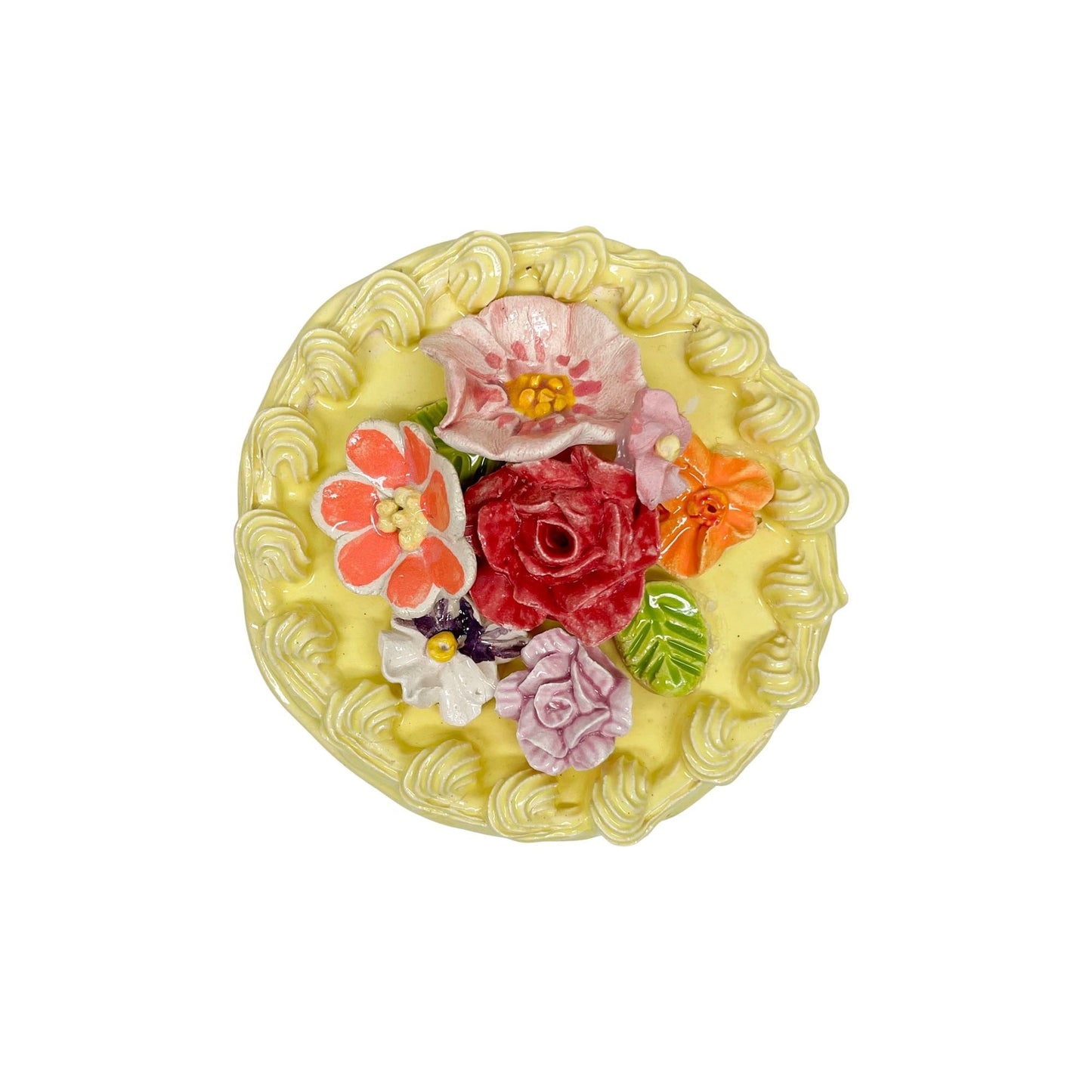 Lemon Cake With Bouquet 5