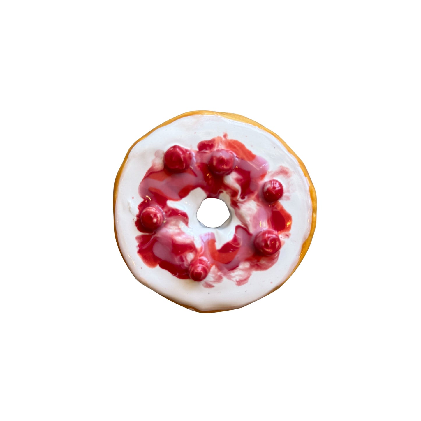 Cherry Topped Donut
