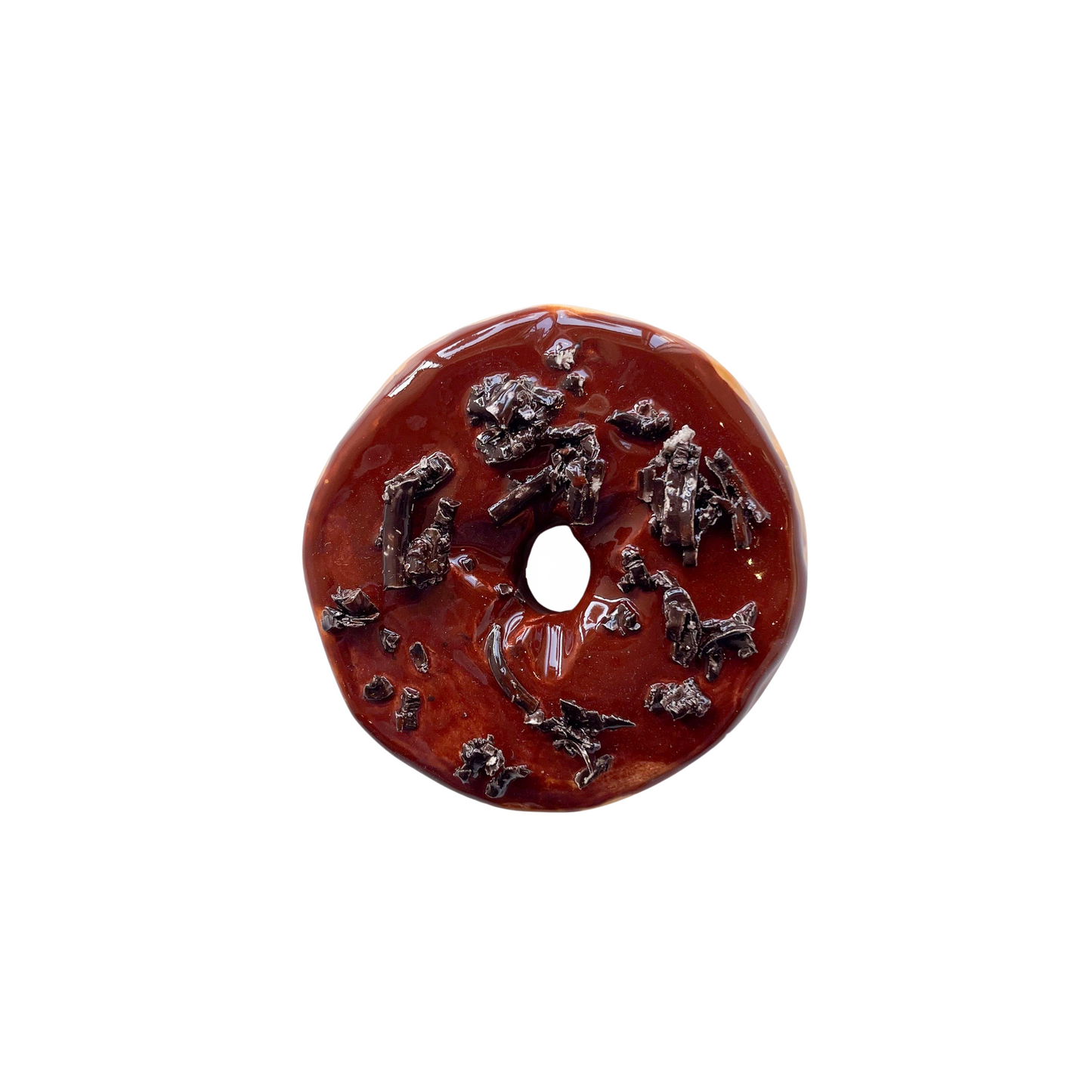 Chocolate Donut with Chocolate Shavings
