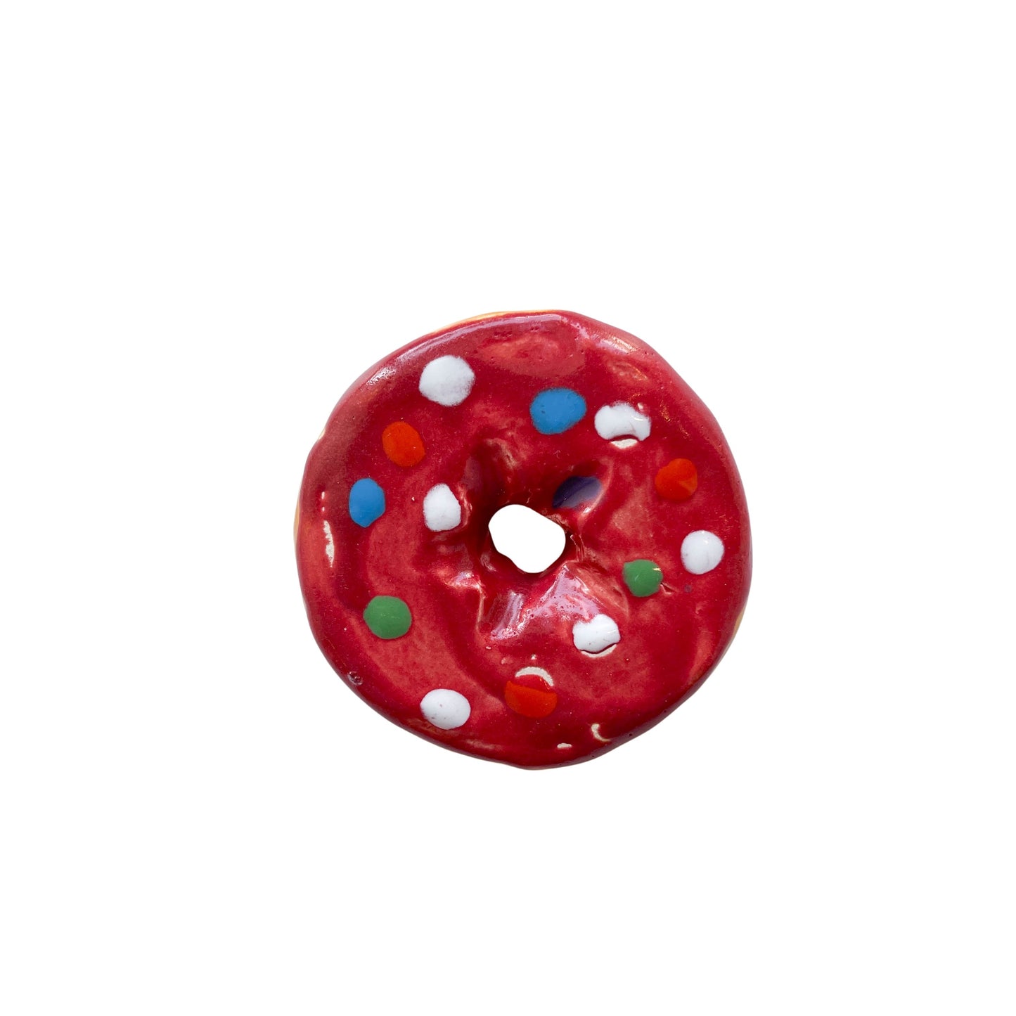 Very Cherry Donut with Dots