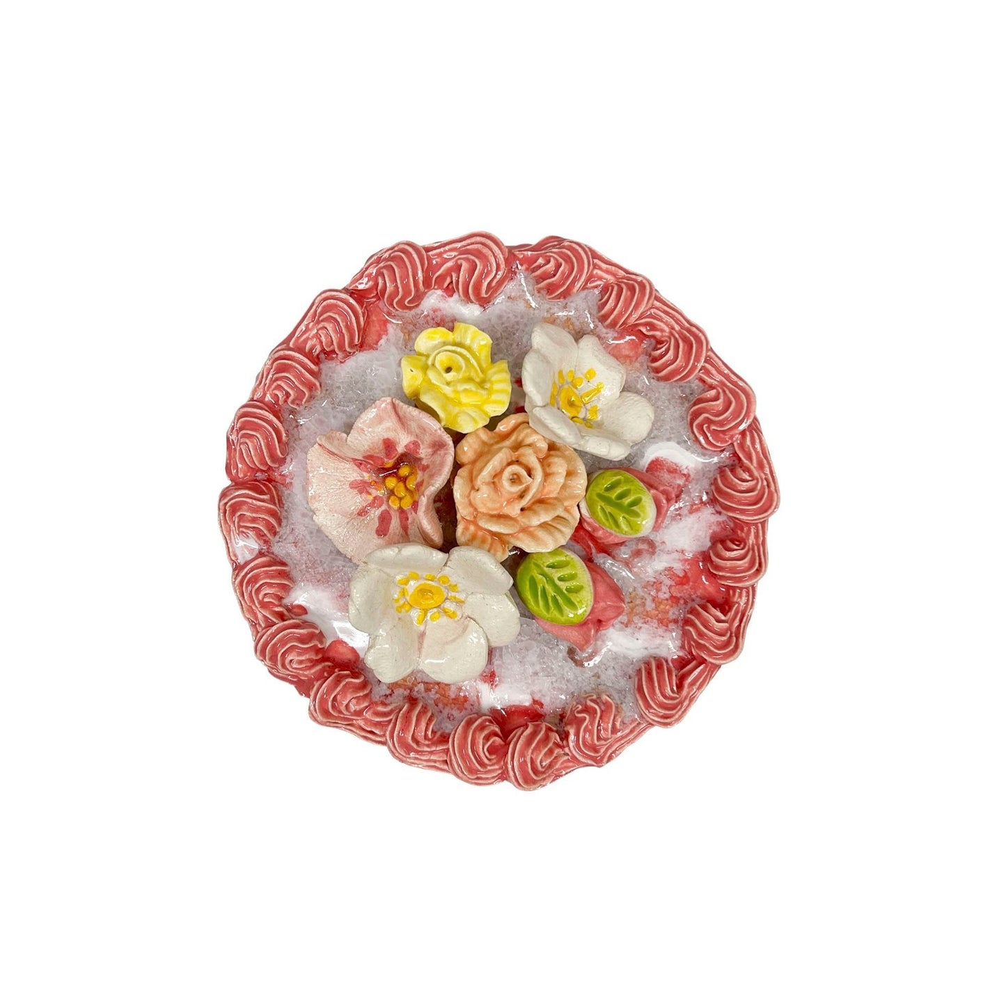 Strawberry Cake with Flower Bouquet 10