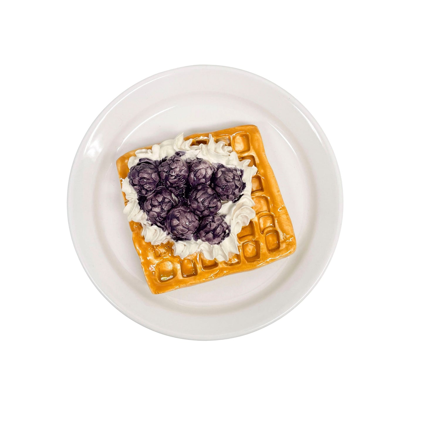 Plated Blackberry Waffle 4