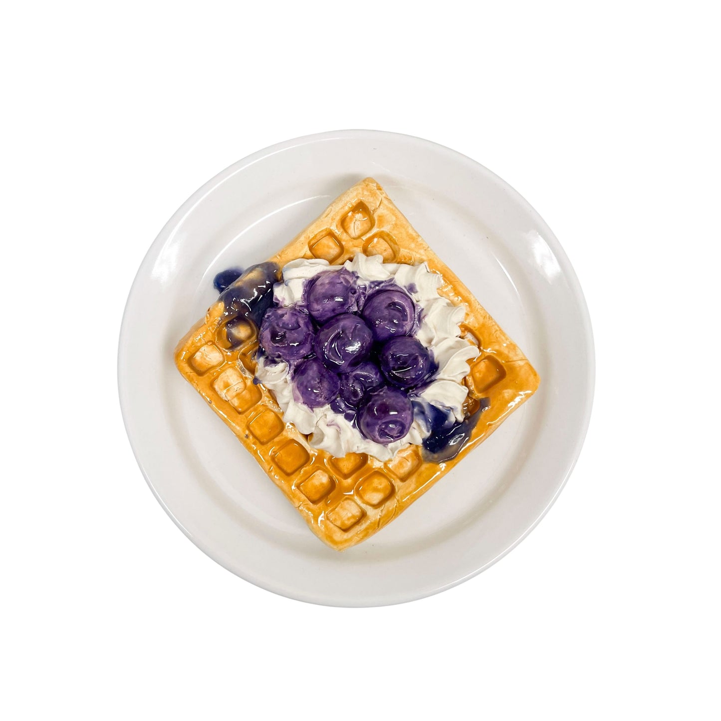 Plated Blueberry Waffle 1