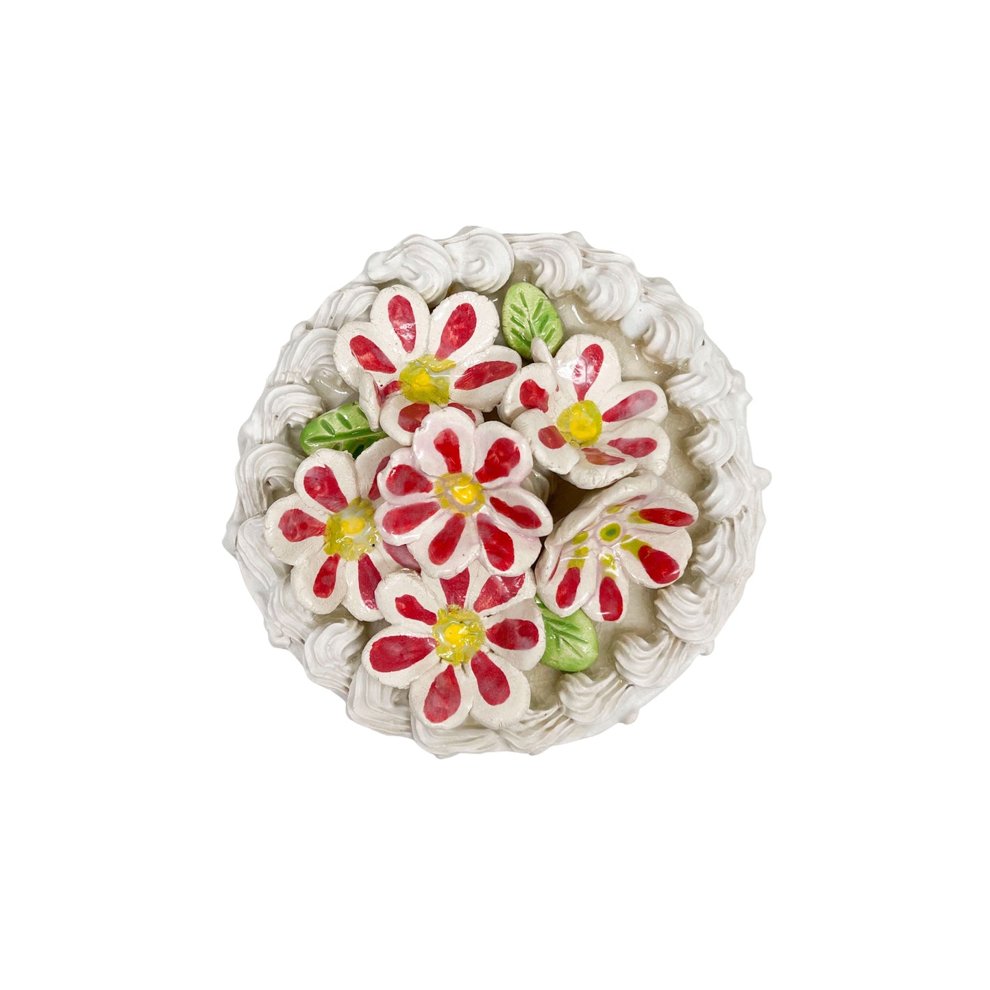 Flower Topped Vanilla Cake 87