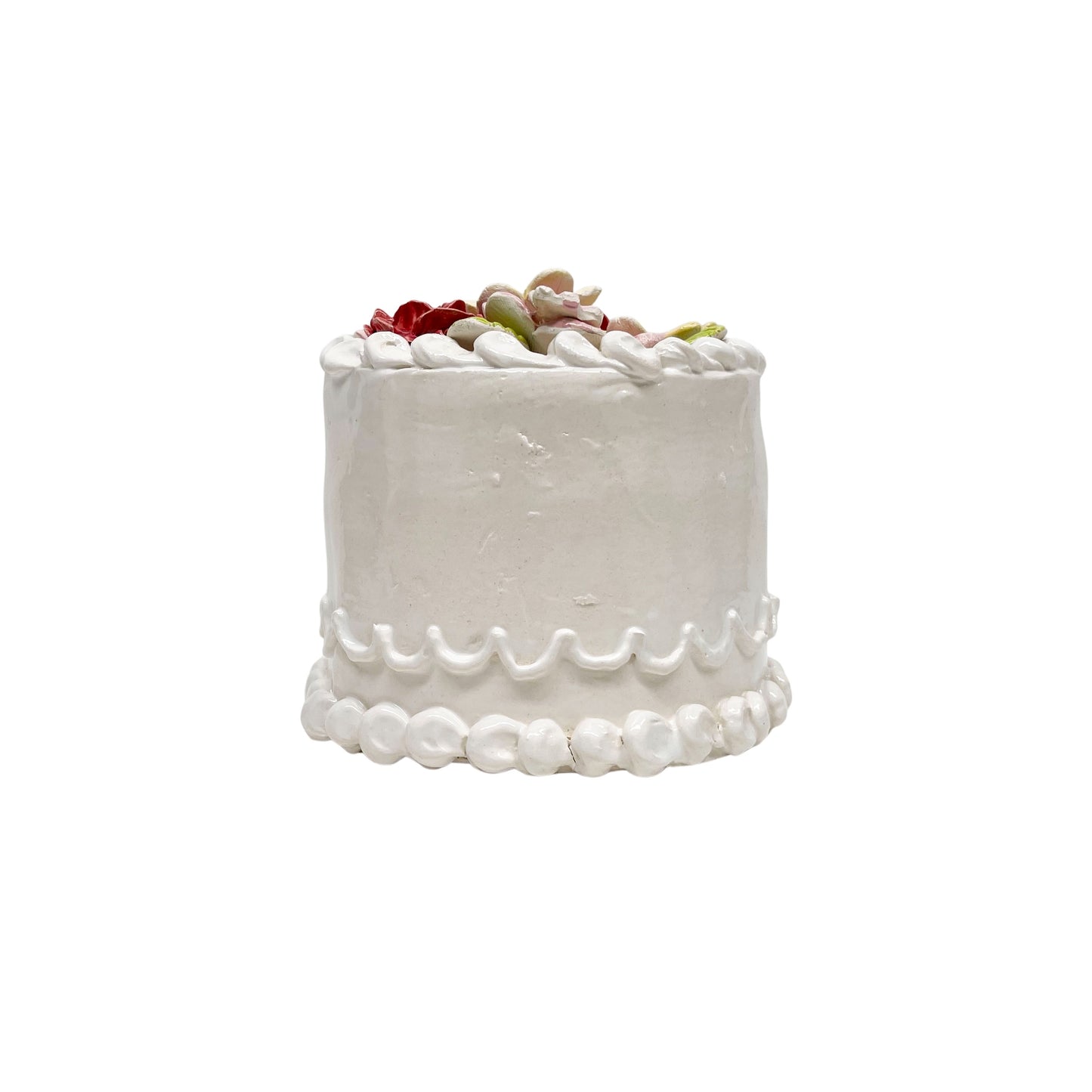 Flower Topped Vanilla Cake 86