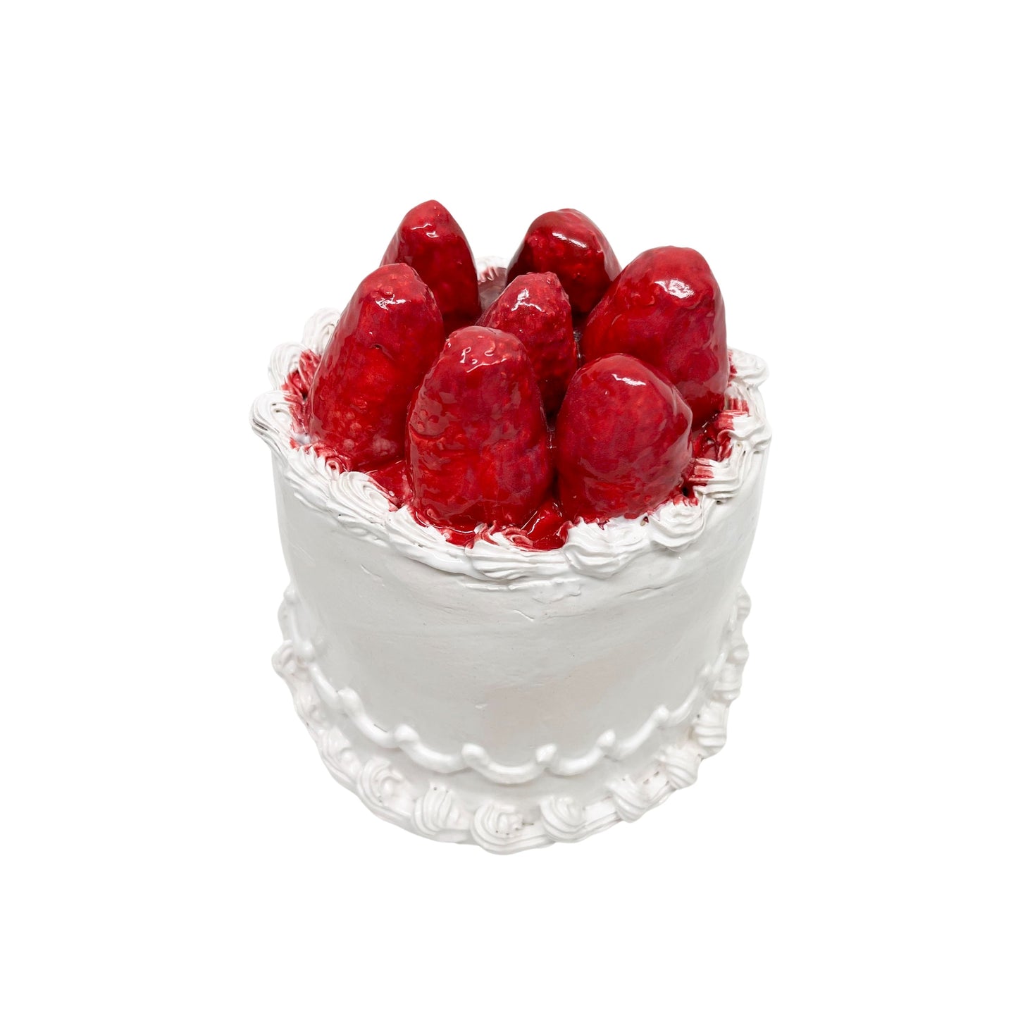 Strawberry Topped Cake 1