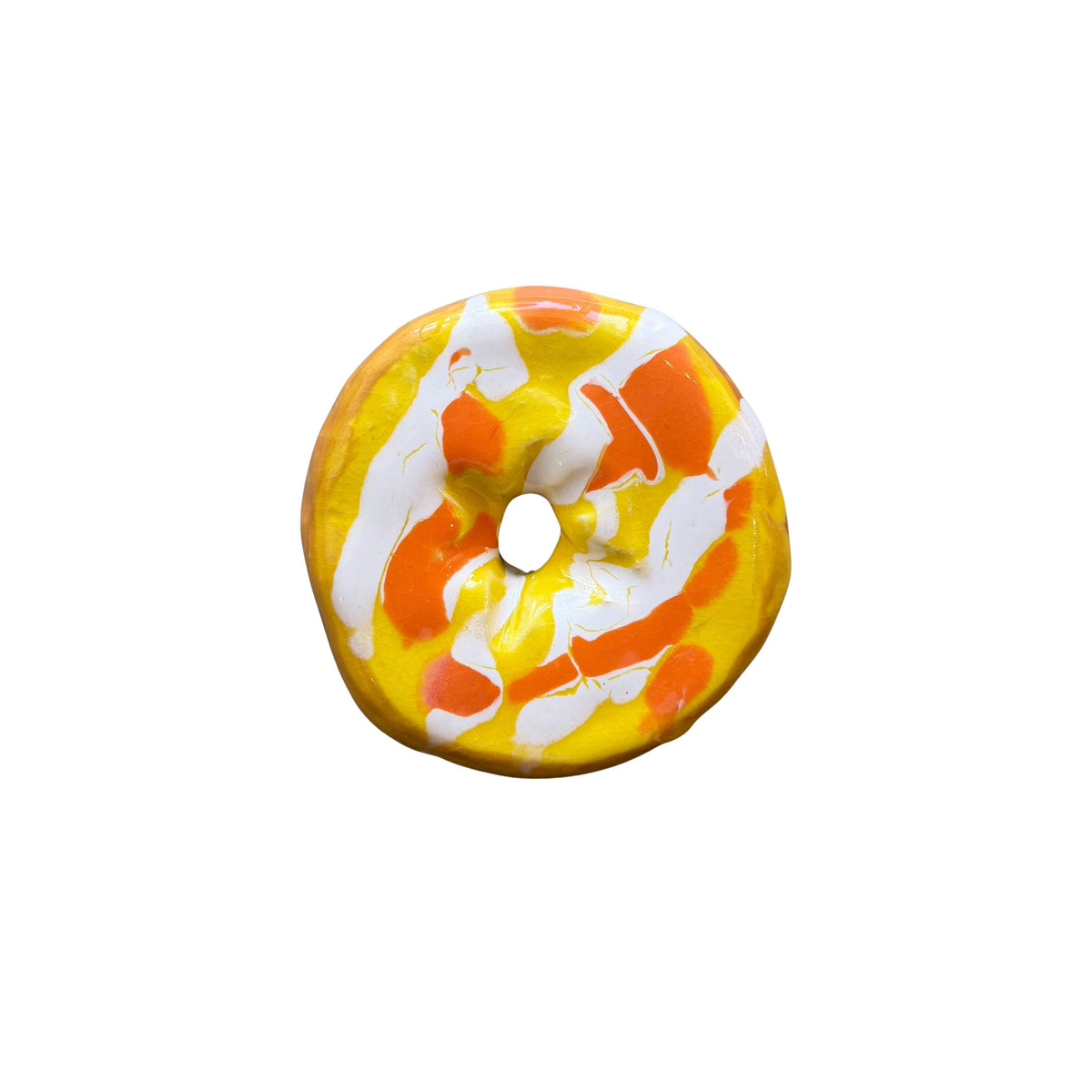 Marbled Lemon Orange Donut (Day Old)