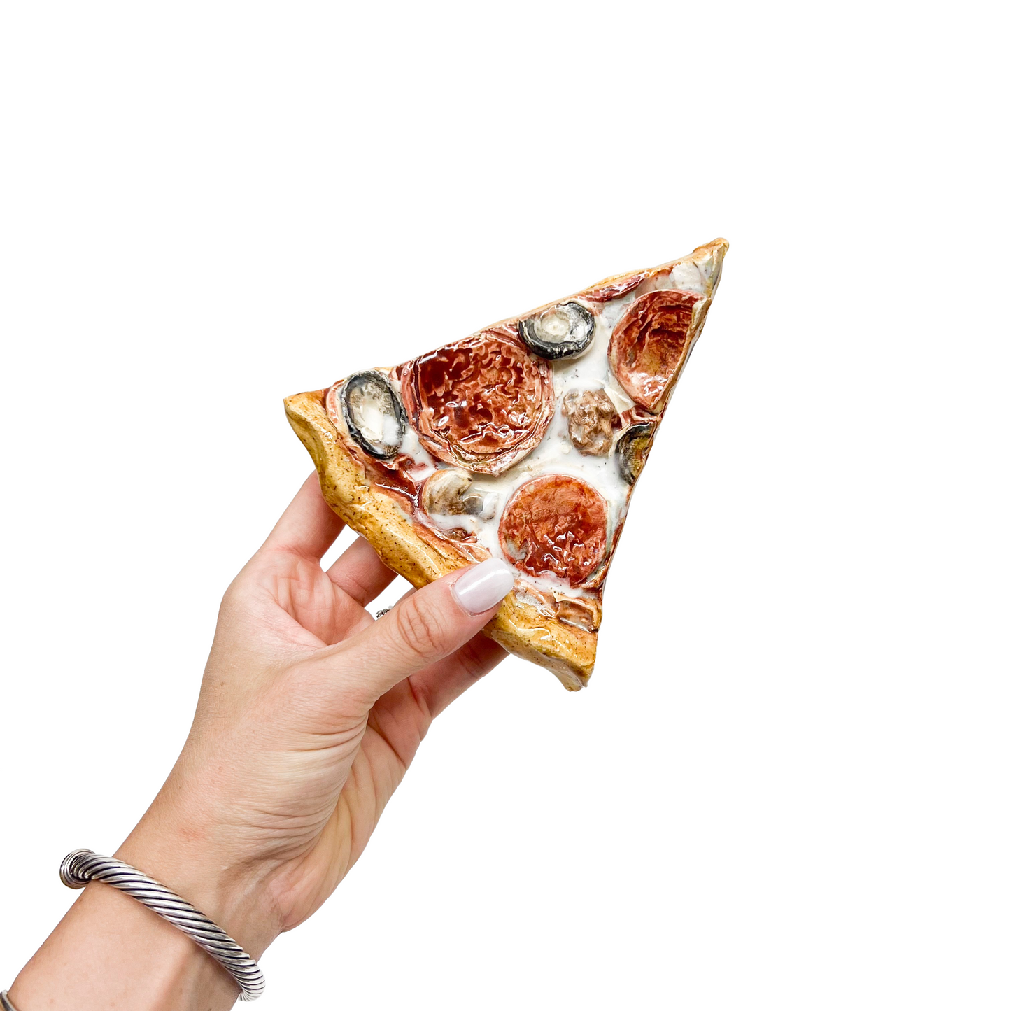 Pepperoni, Olive & Mushroom Pizza Slice 9