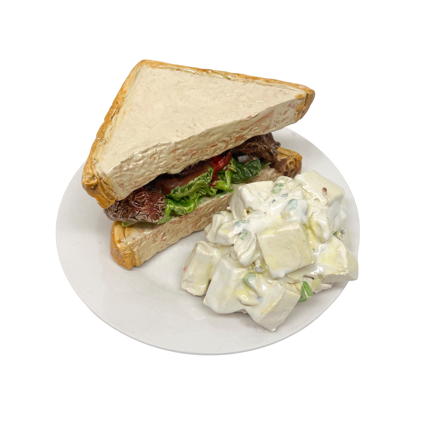 Sandwich With Potato Salad 34