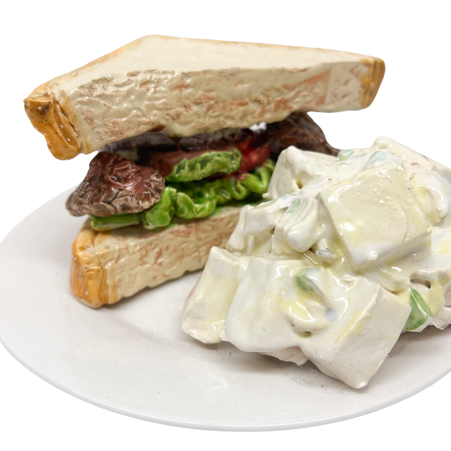 Sandwich With Potato Salad 34