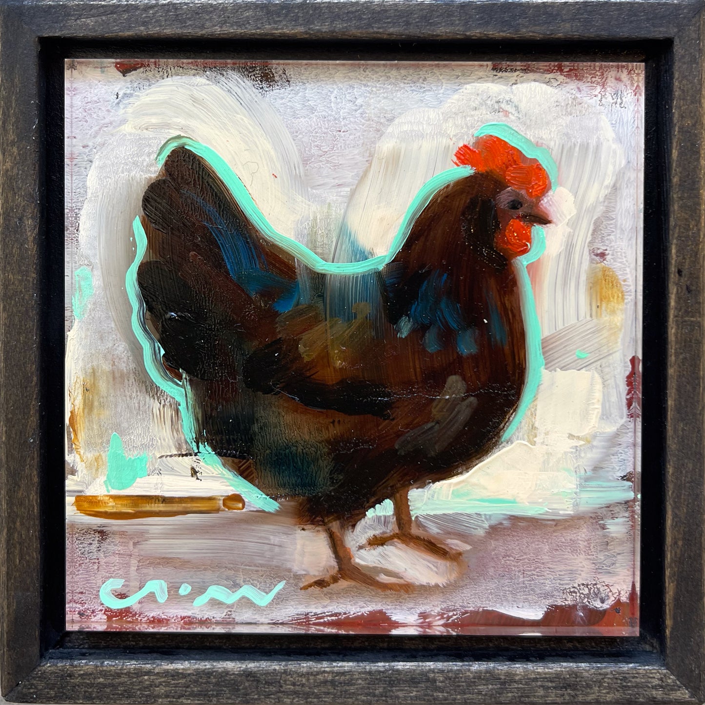 Little Hen On Cream
