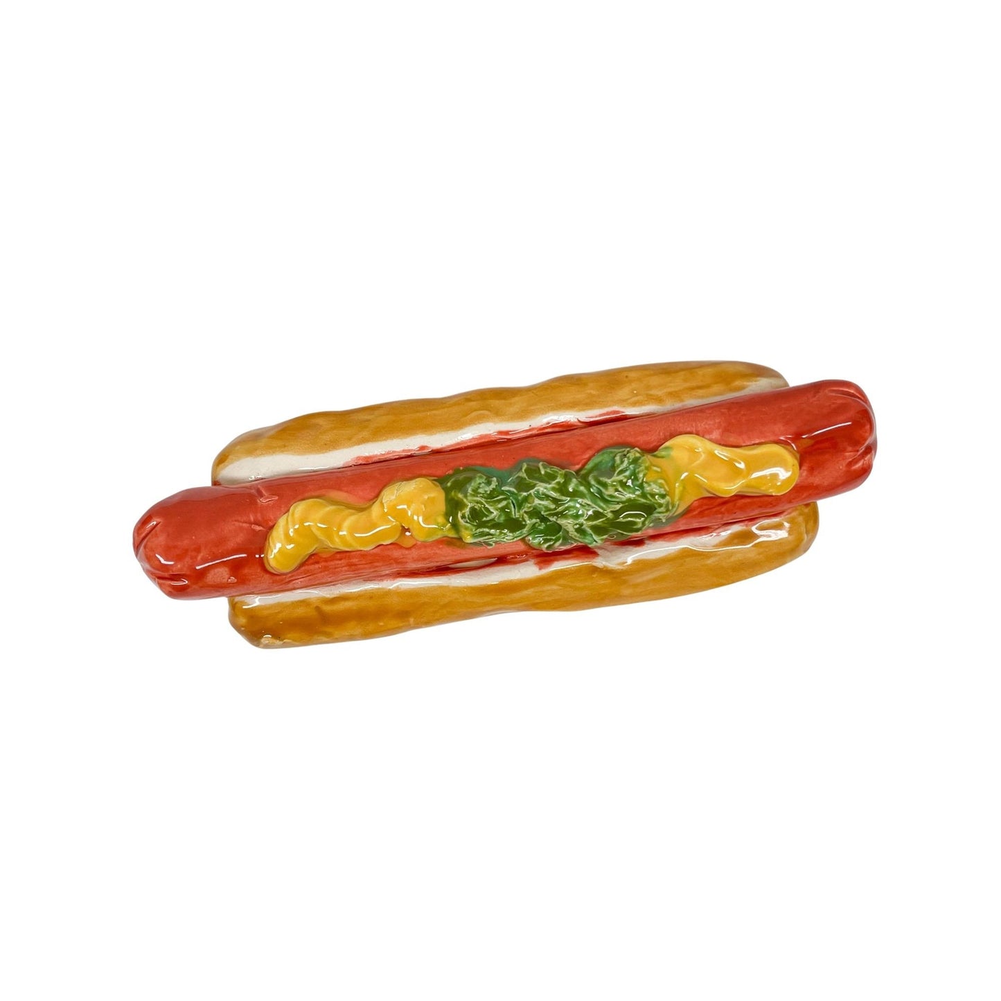 Hot Dog With Mustard And Relish 9