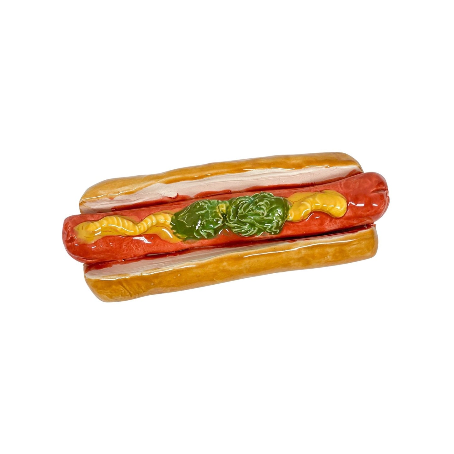 Hot Dog With Mustard And Relish 8
