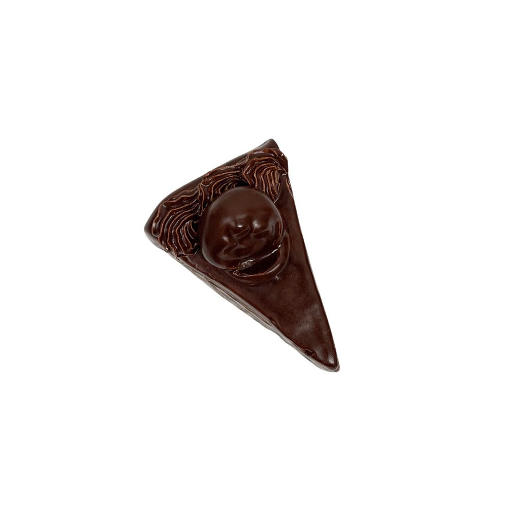 Chocolate Medallion Cake Slice
