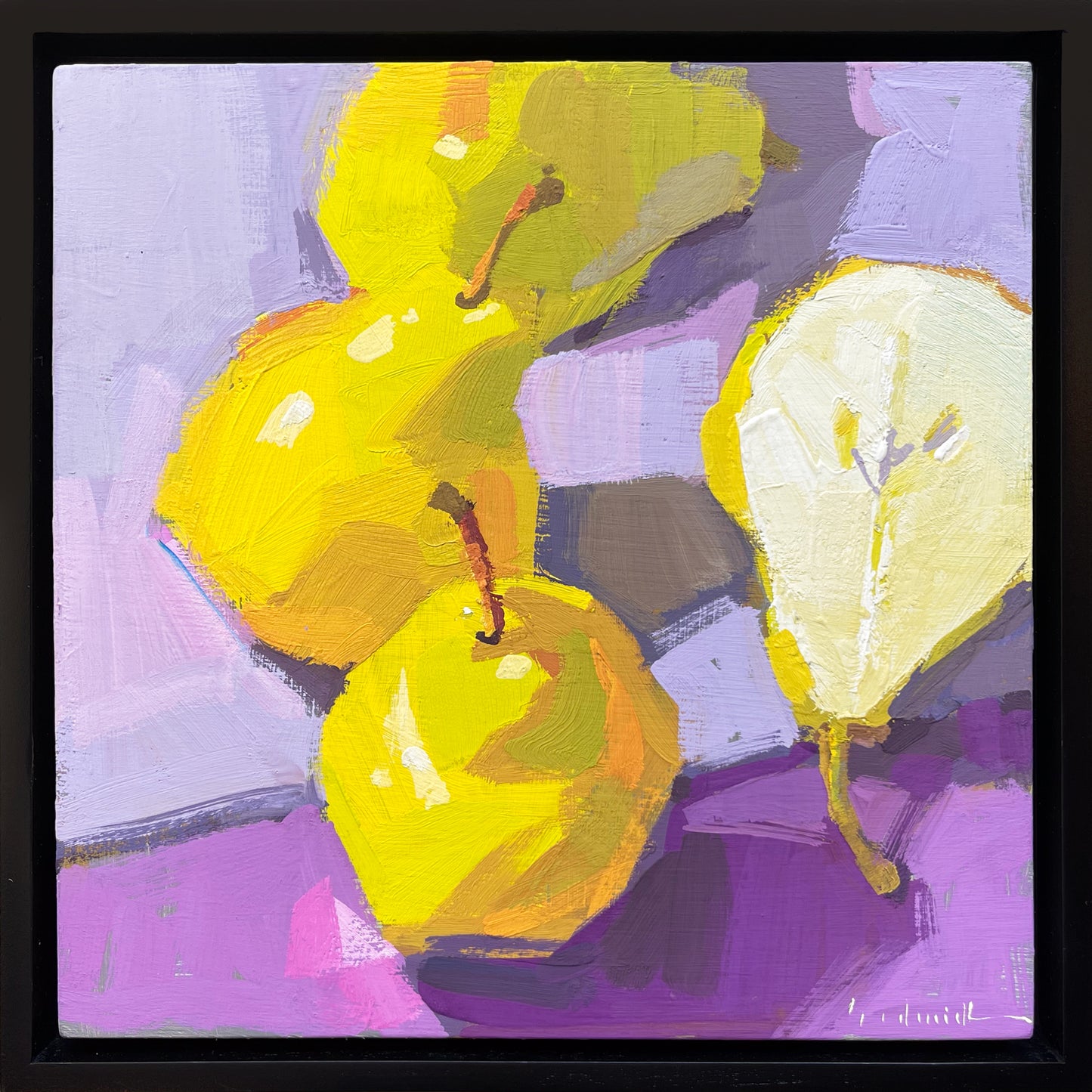 Pears On Purple