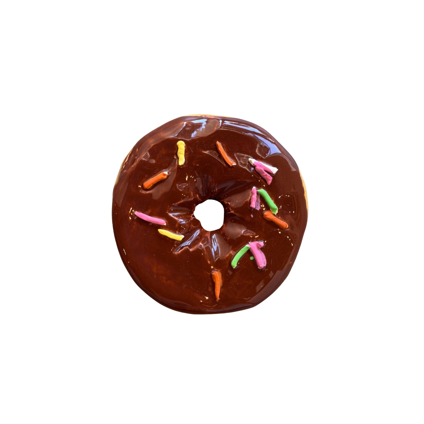 Chocolate Multi Sprinkle Donut