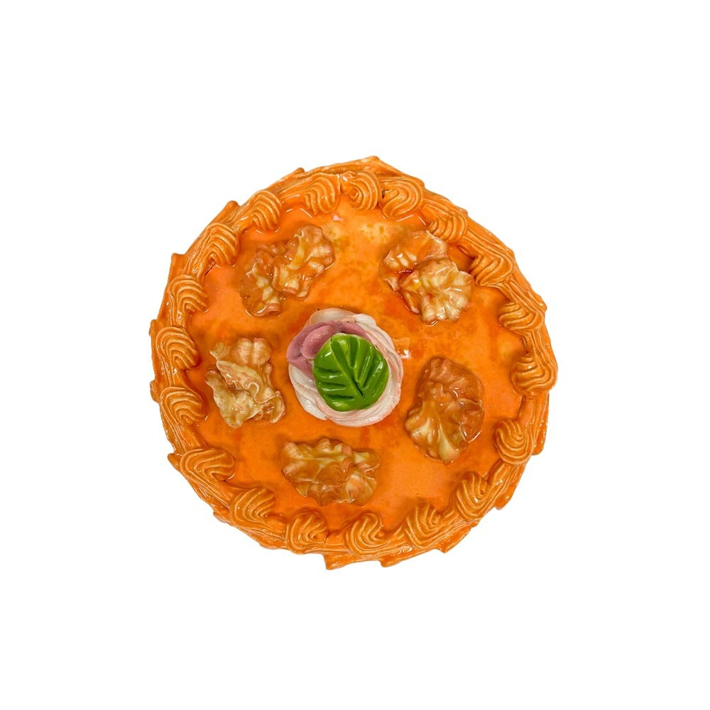 Orange Fall Leaves Cake 1