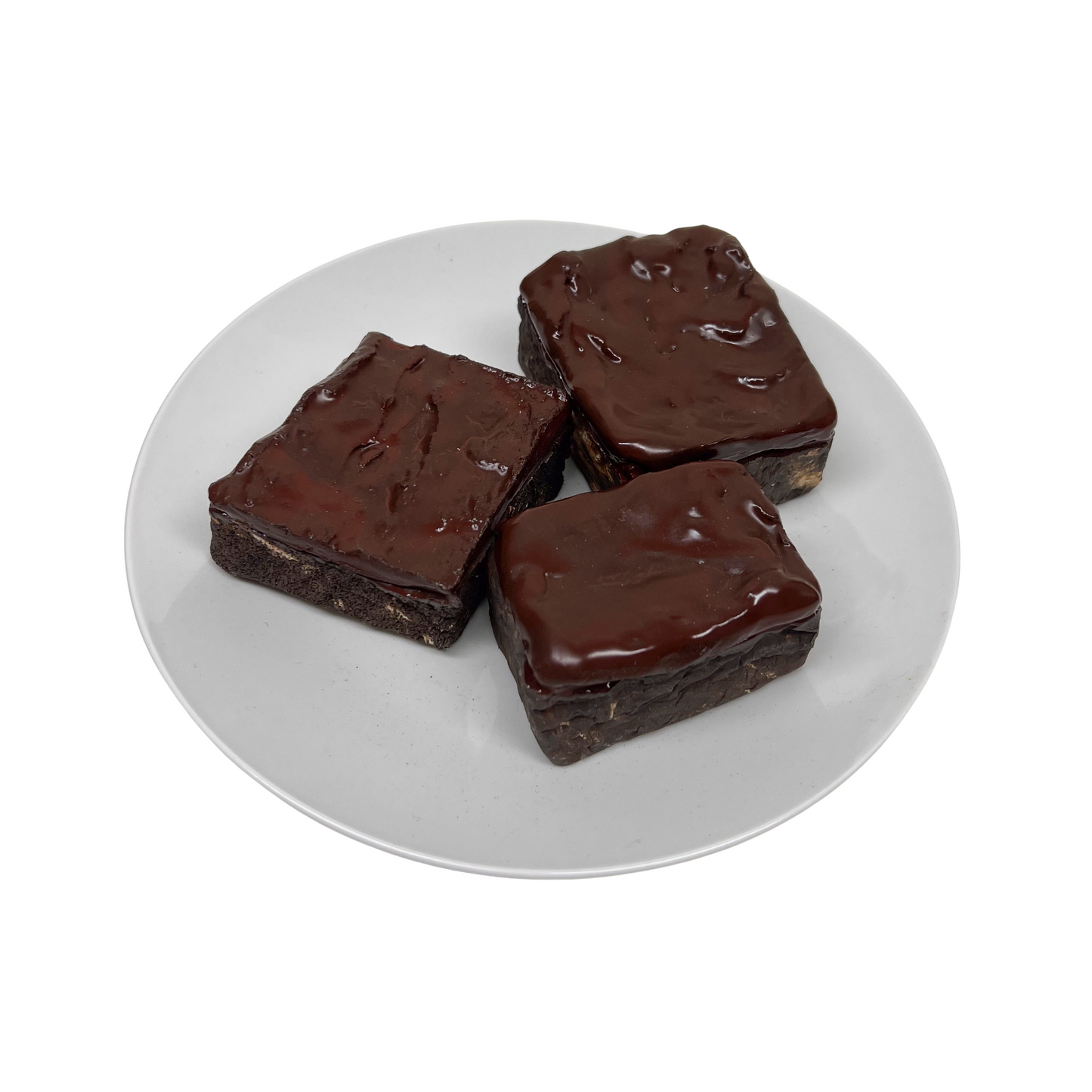 Three Plated Brownies 4