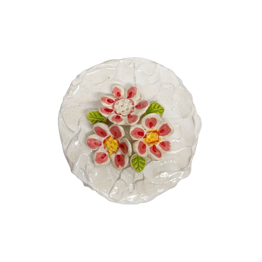 Pink Daisy Topped Vanilla Cake 90