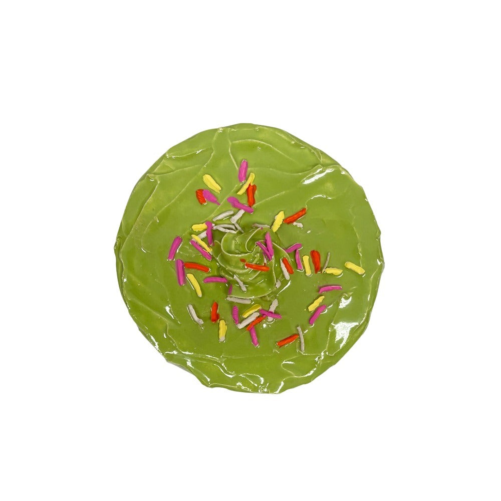 Sprinkle Topped Green Cake 1