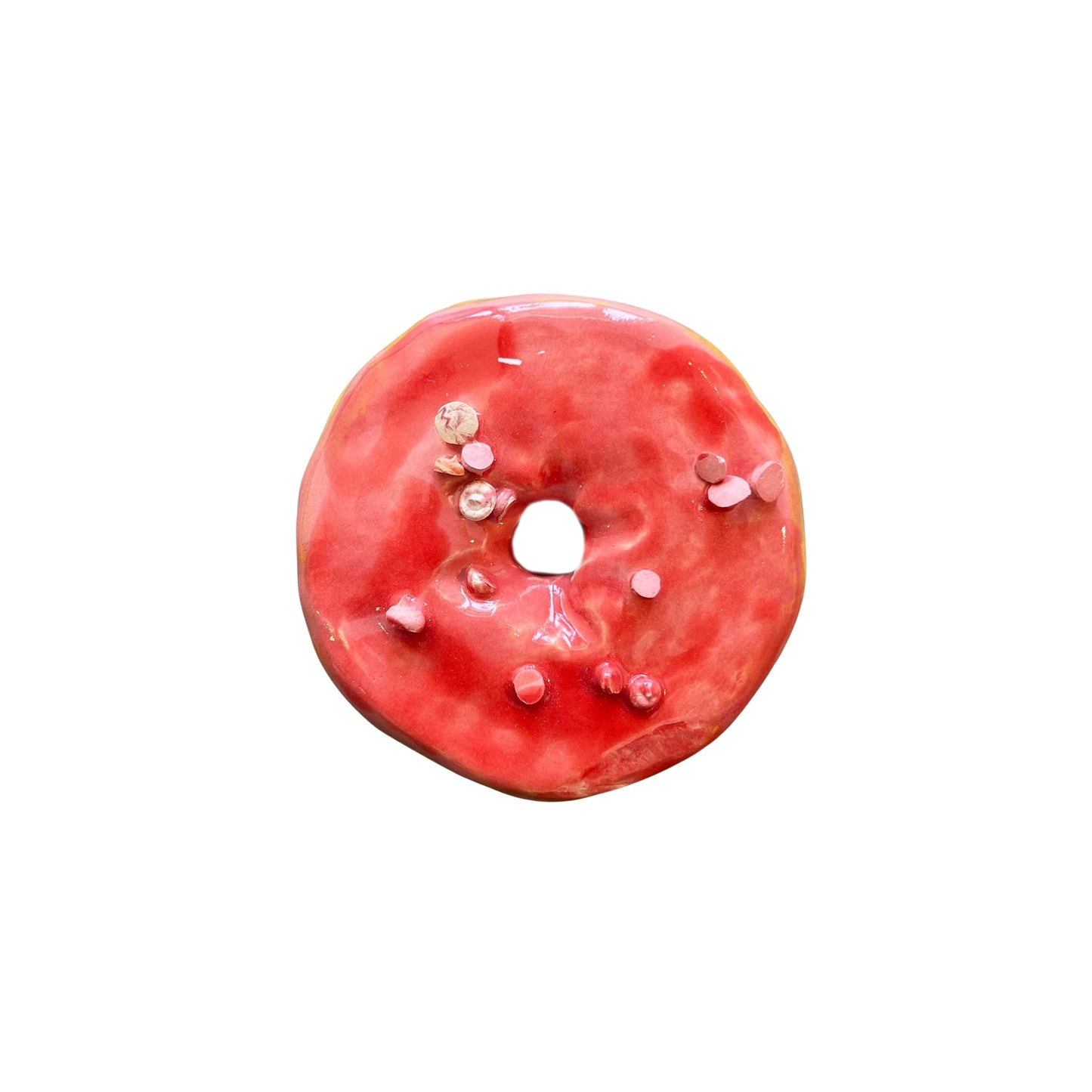 Juicy Watermelon Donut With Chips (Day Old)