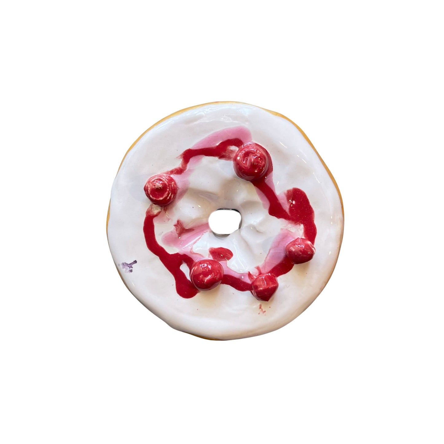 Cherry Topped Donut (Day Old)