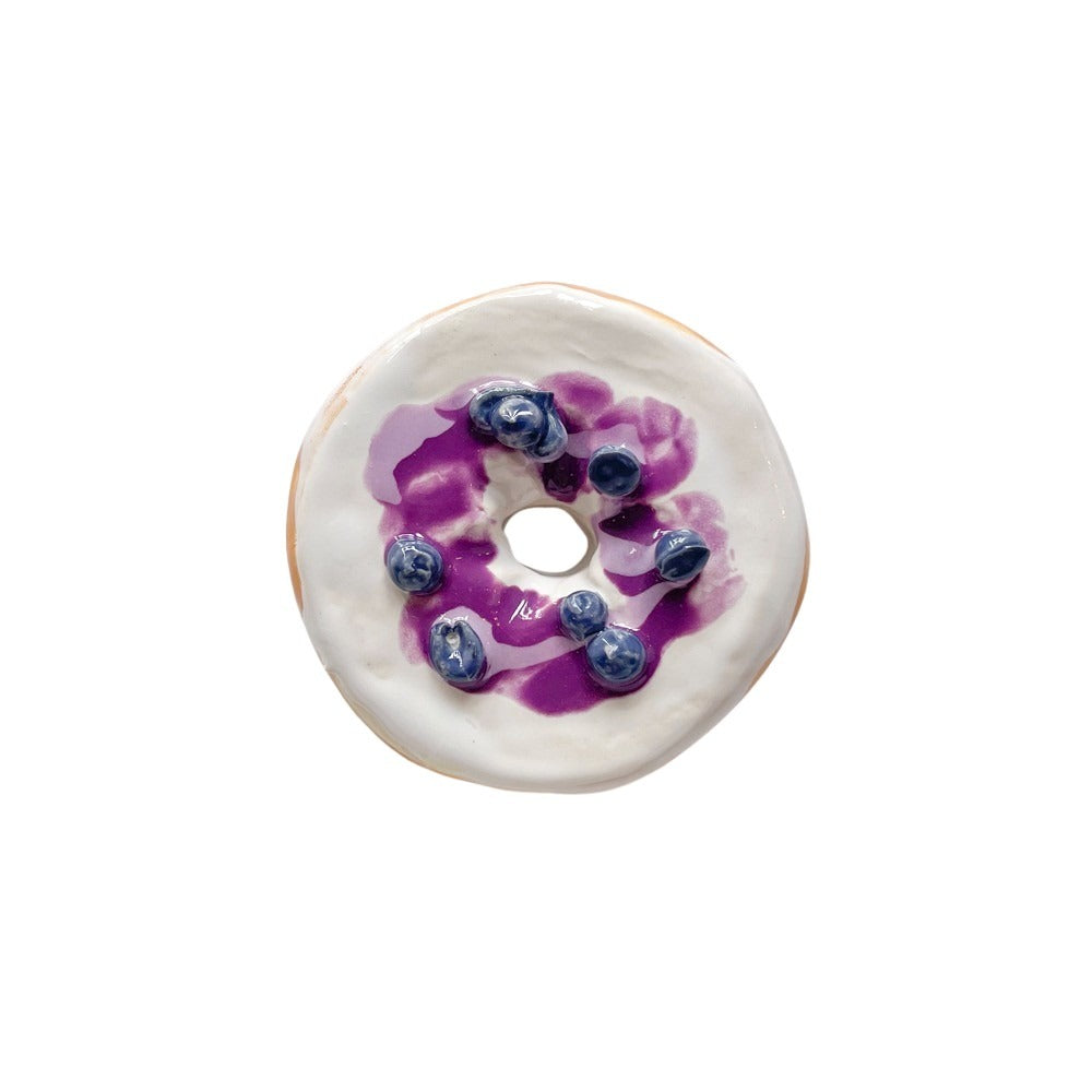 Blueberry Lavender Topped Donut