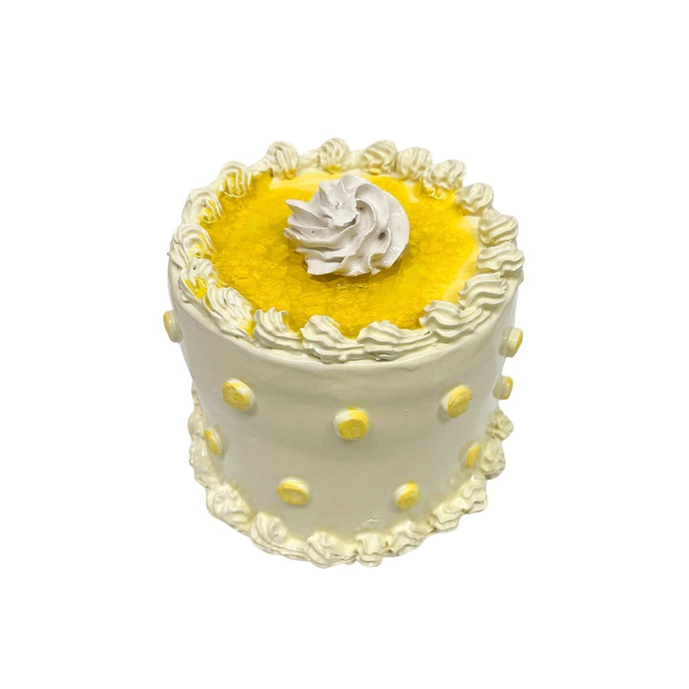 Lemon Sugar Glass Topped Cake 28