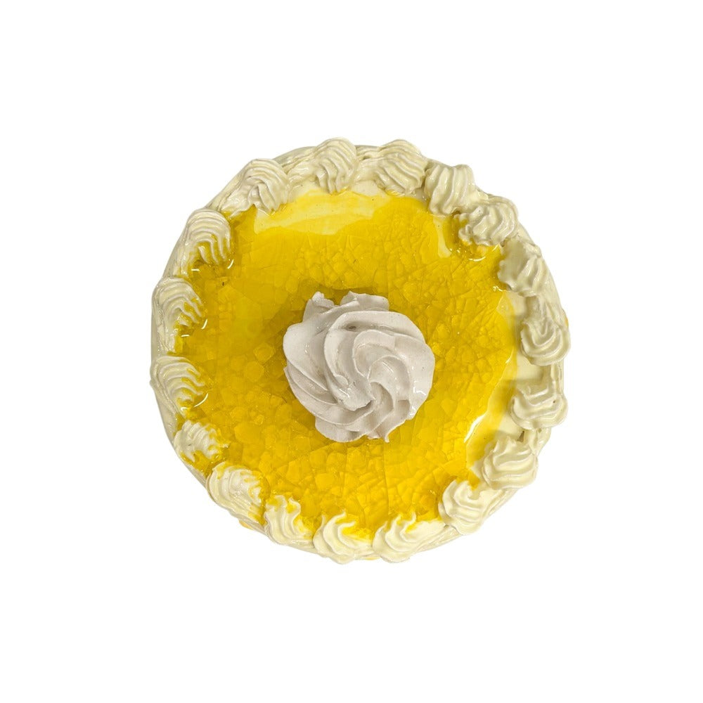 Lemon Sugar Glass Topped Cake 28