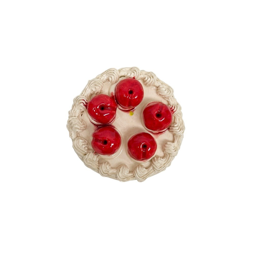Cherry Topped Petite Vanilla Cake 33