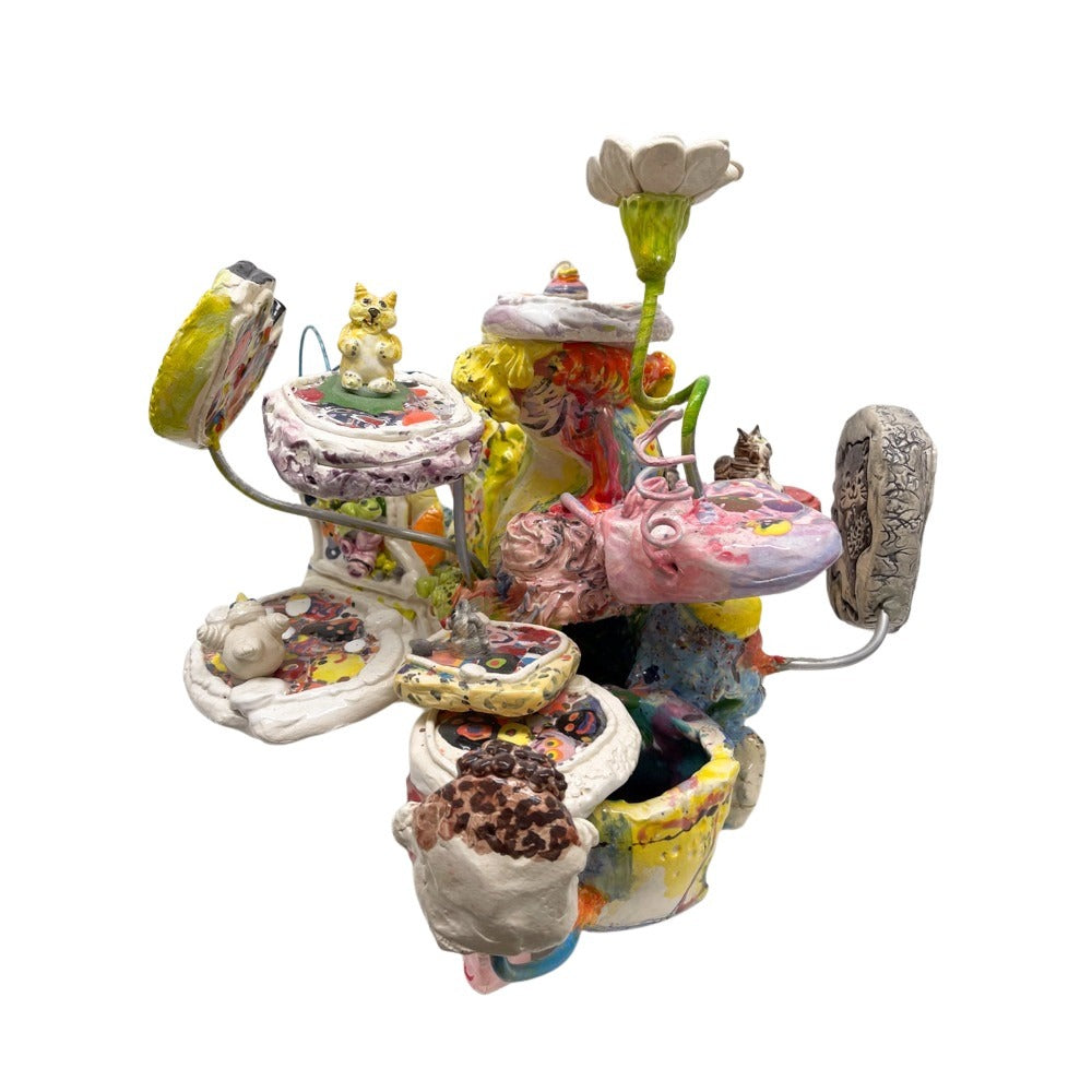 Cake Decorator's Laughing Pot Vase