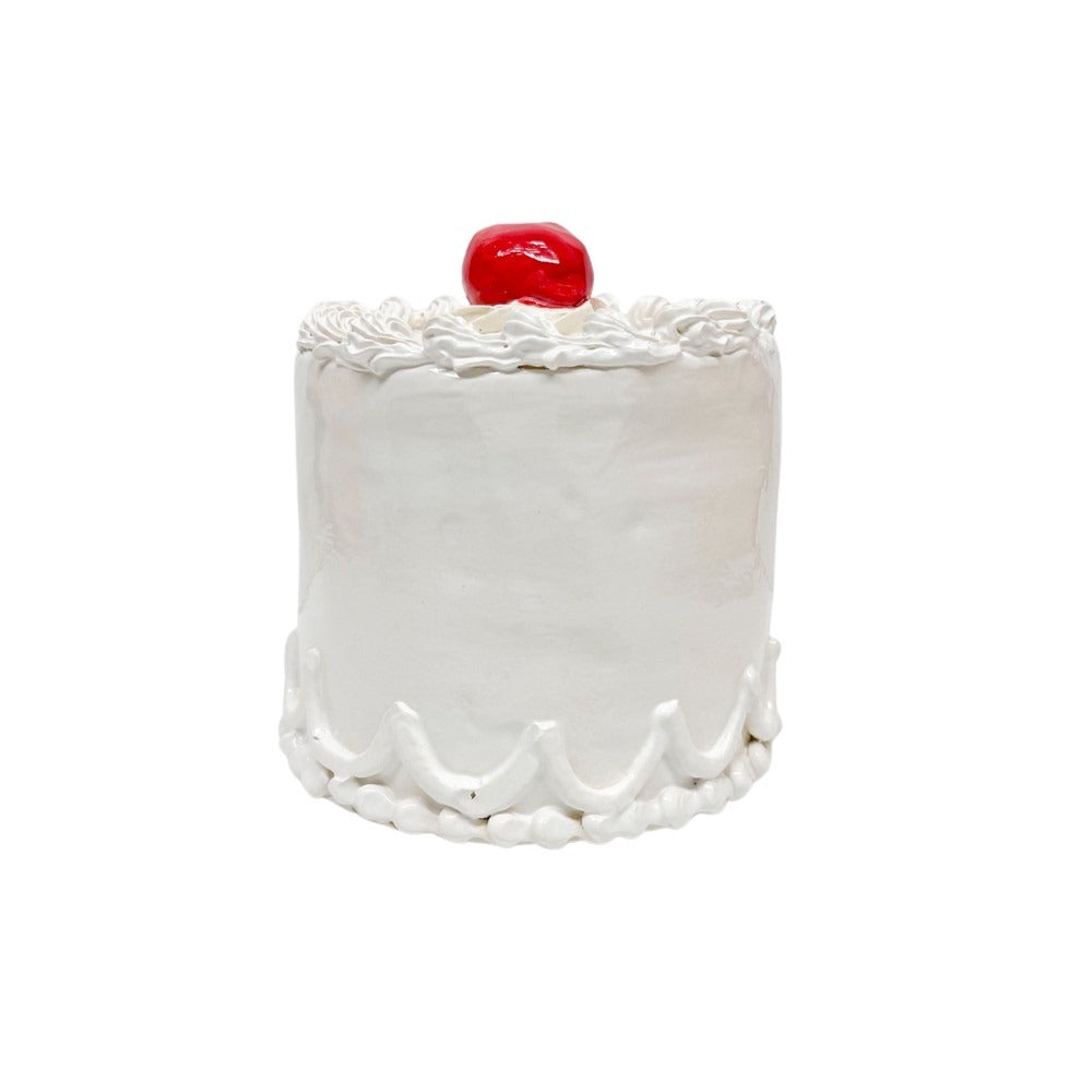 Vanilla Cake With Cherry 80