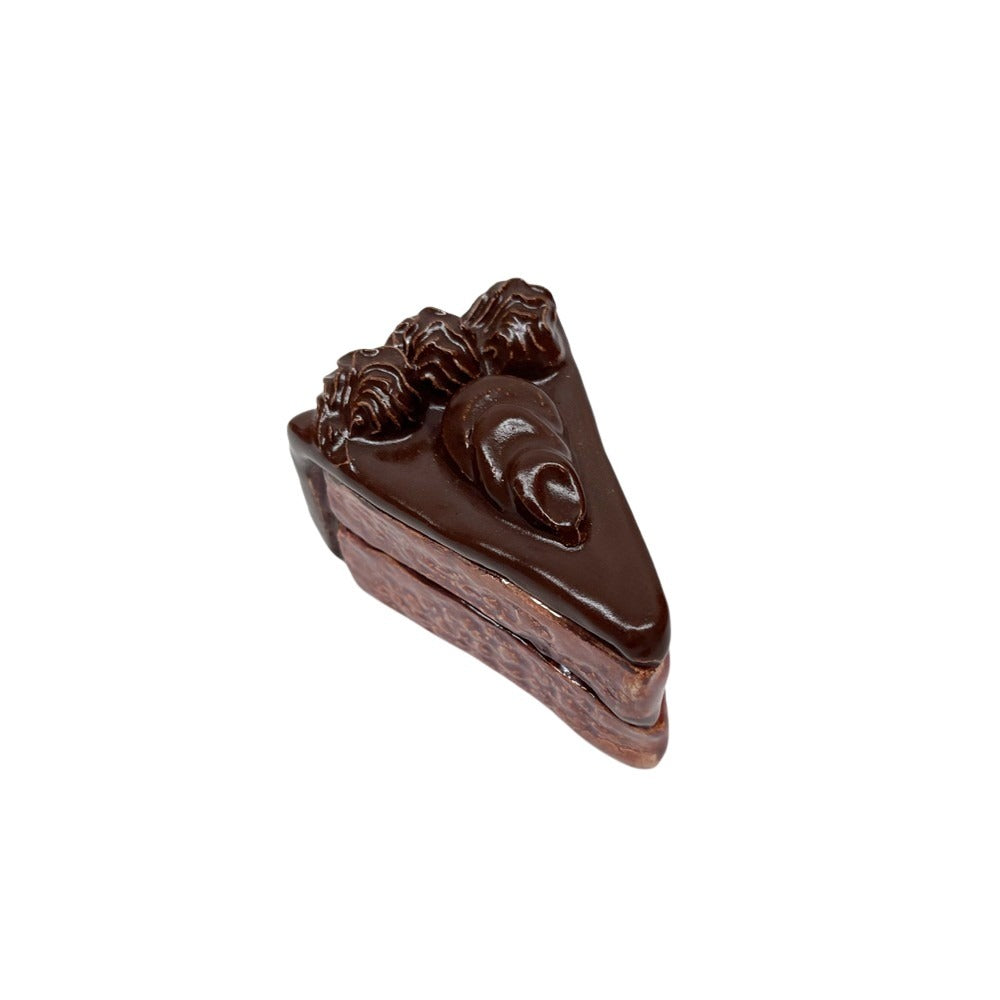 Double Chocolate Cake Slice