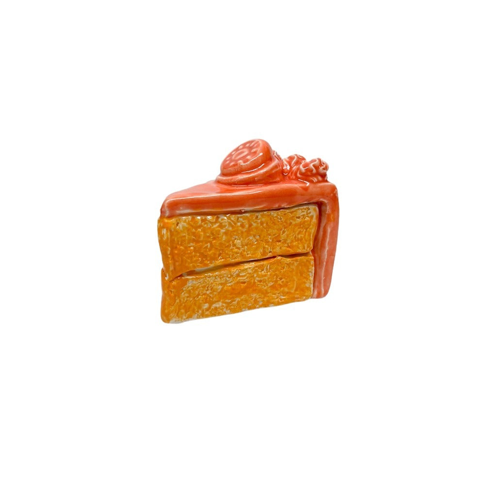Double Orange Cake Slice